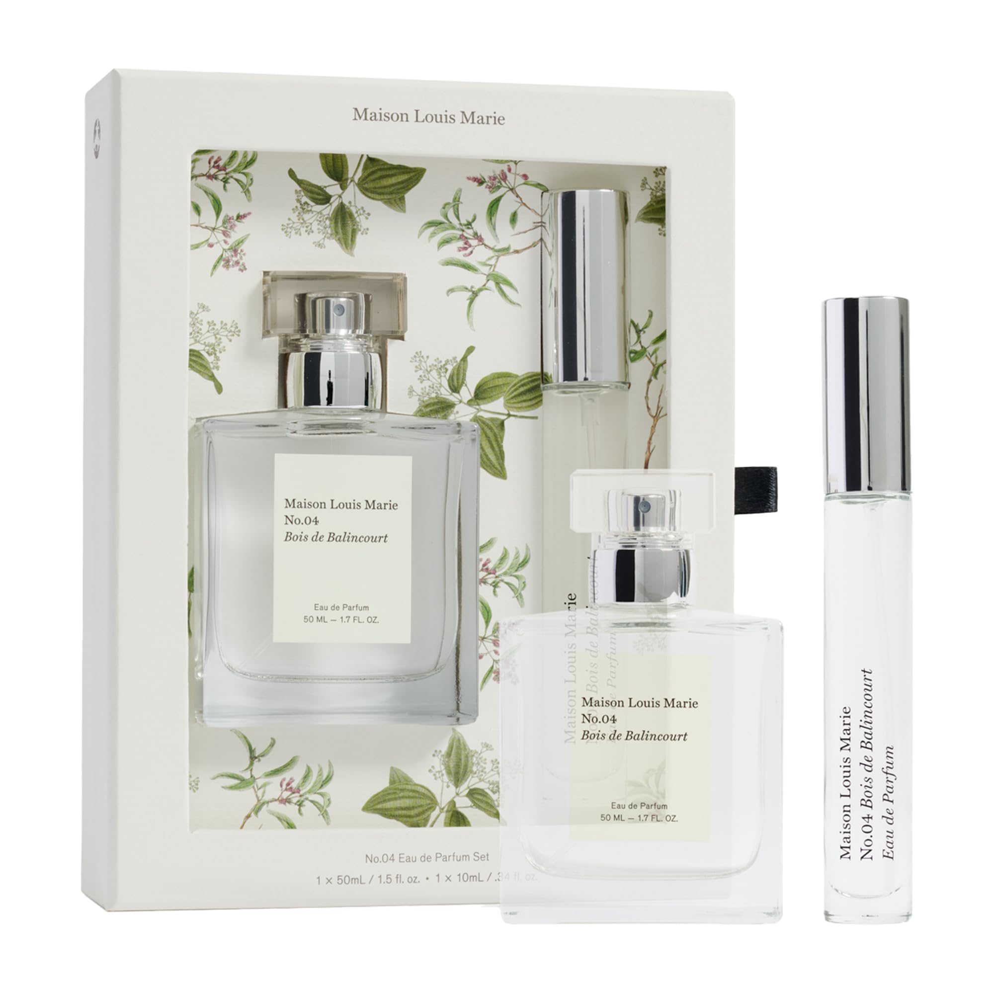 Set De Regalo De 2 Piezas Perfume Maison Louis Marie No.4 Bois De Balincourt - Venta Internacional.