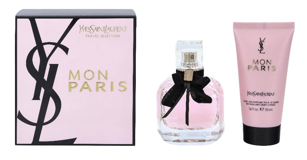Foto 2 pulgar | Set De Regalo Perfume Yves Saint Laurent Mon Paris Para Mujer, 50 Ml, 2 Piezas - Venta Internacional.