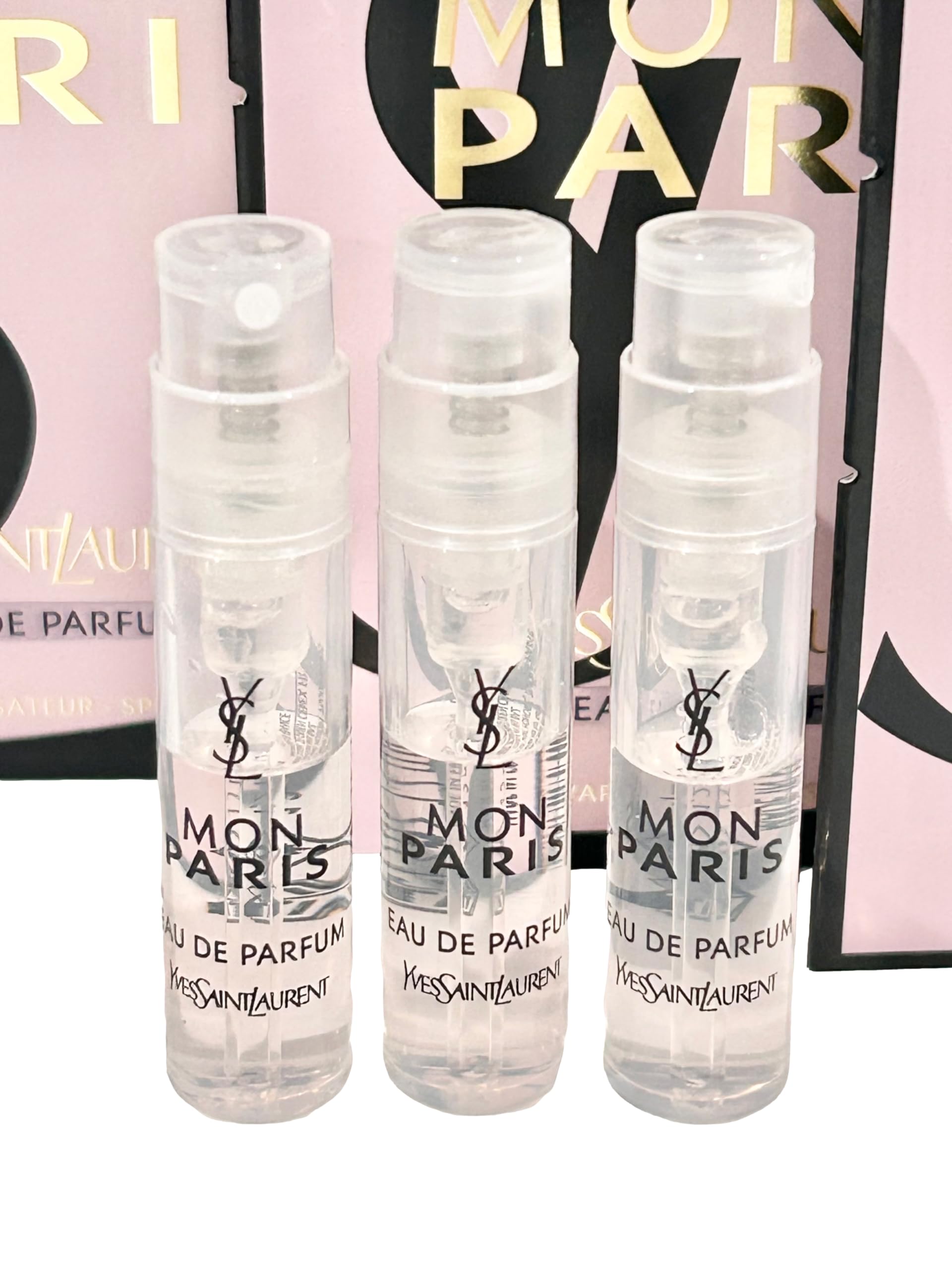 Foto 3 | Perfume Yves Saint Laurent Mon Paris Edp 1,2 Ml Para Mujer (x3) - Venta Internacional.