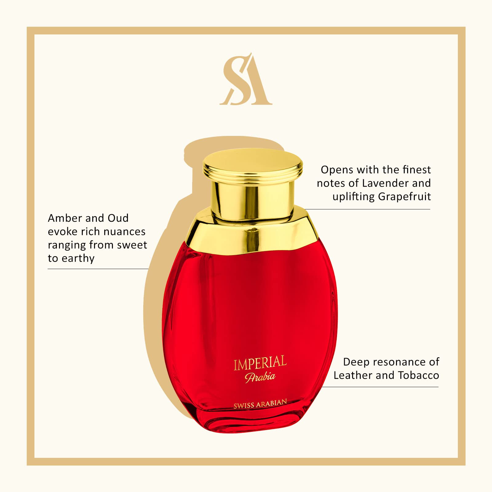 Foto 4 pulgar | Perfume Swiss Arabian Imperial Arabia Eau De Parfum 100 Ml - Venta Internacional