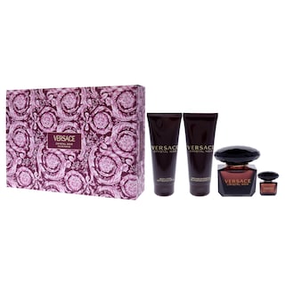 Foto 4 | Set De Regalo Perfume Versace Crystal Noir Para Mujer, 4 Piezas - Venta Internacional.