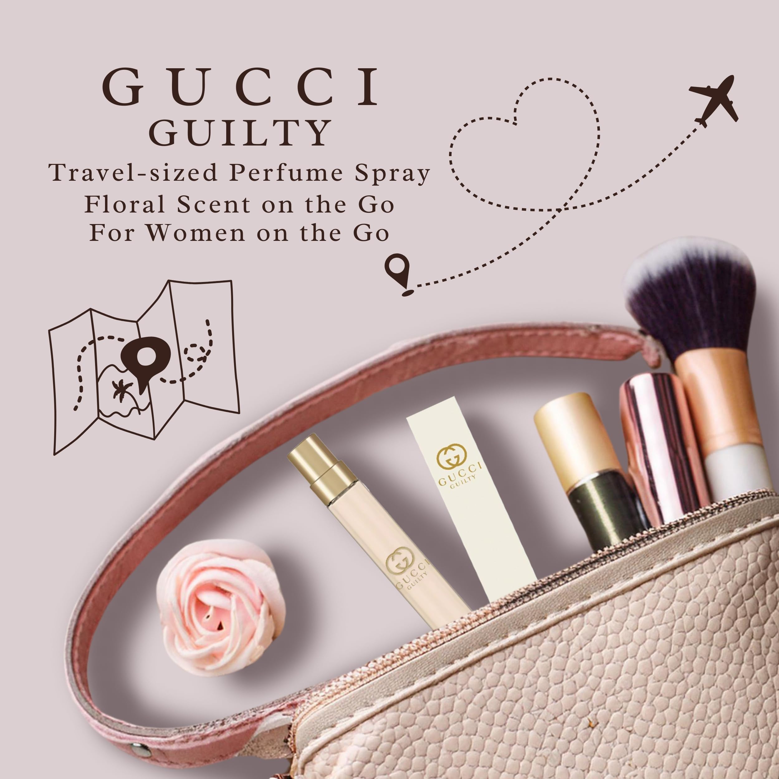 Foto 4 pulgar | Perfume Guilty Edp Spray Travel De Gucci, 10 Ml, Para Mujer - Venta Internacional.