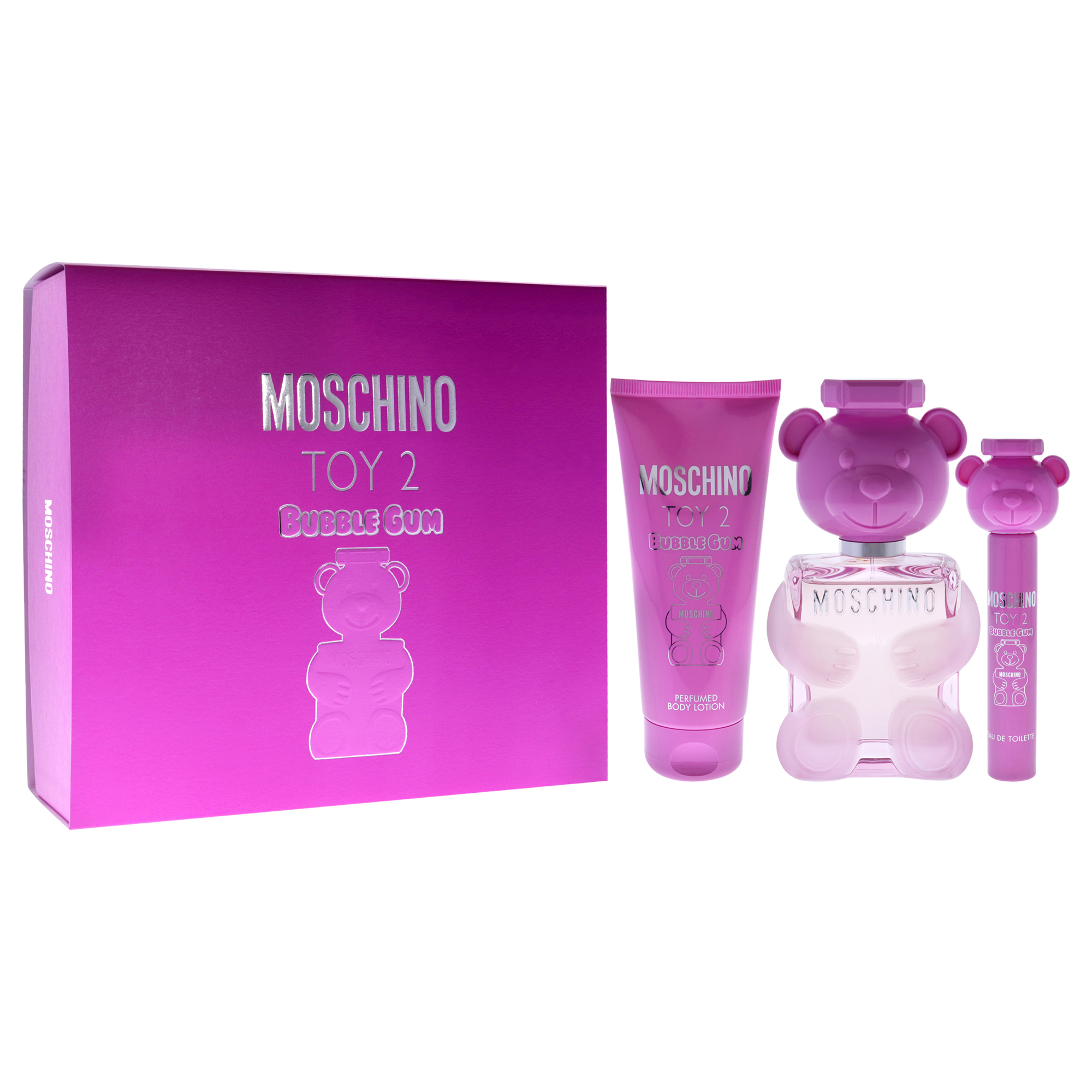 Foto 3 | Perfume Moschino Toy 2 Bubble Gum Eau De Toilette 3 Unidades  - Venta Internacional