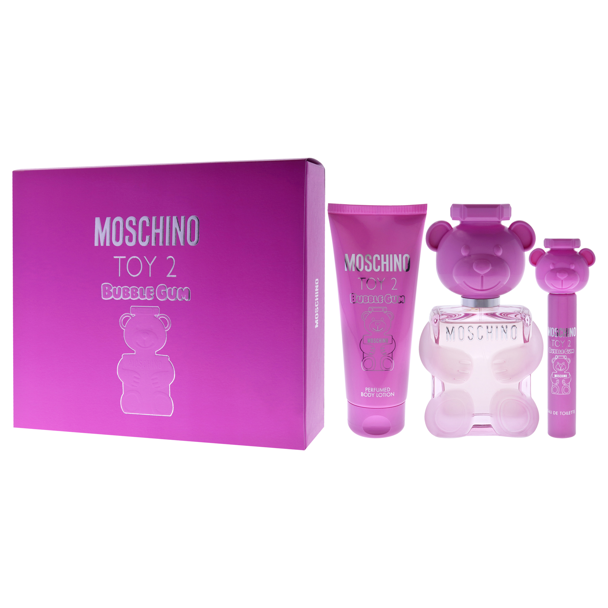 Foto 4 | Perfume Moschino Toy 2 Bubble Gum Eau De Toilette 3 Unidades  - Venta Internacional
