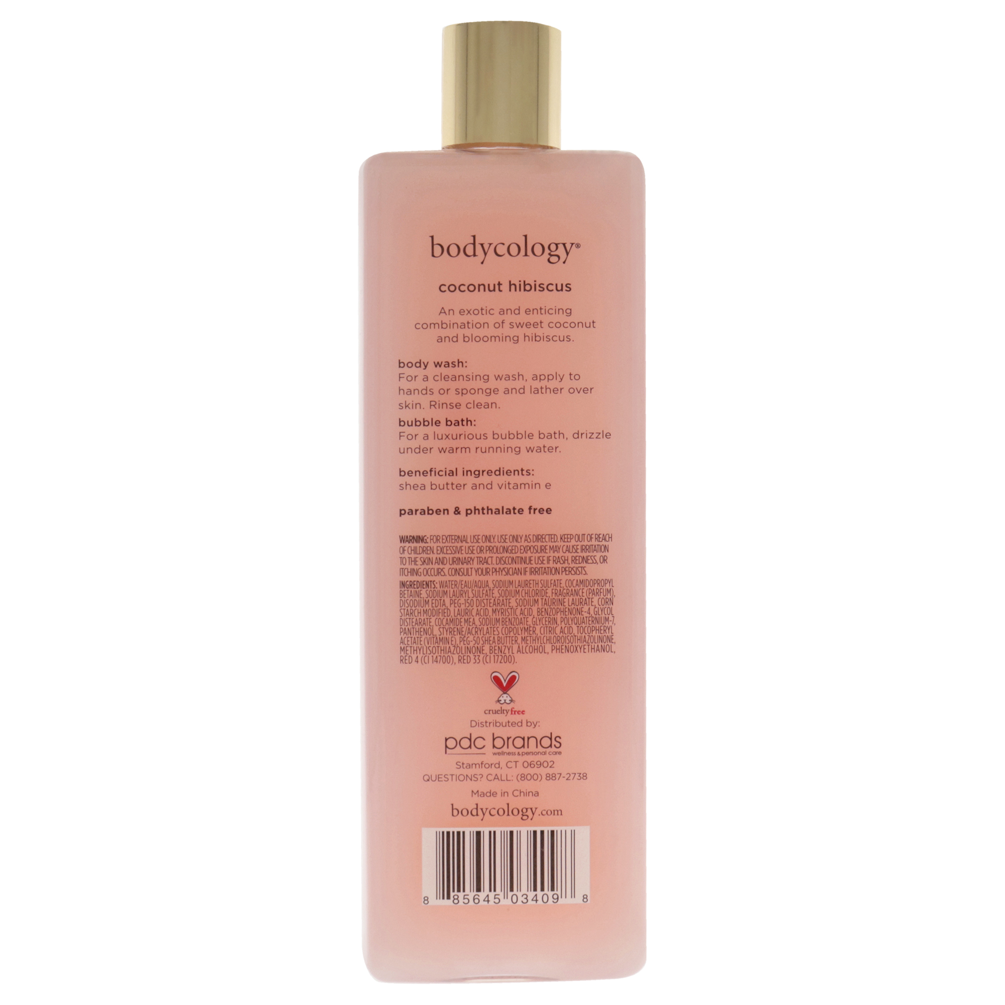 Foto 3 pulgar | Gel de Baño Bodycology Hibiscus 473 Ml Hidratante - Venta Internacional