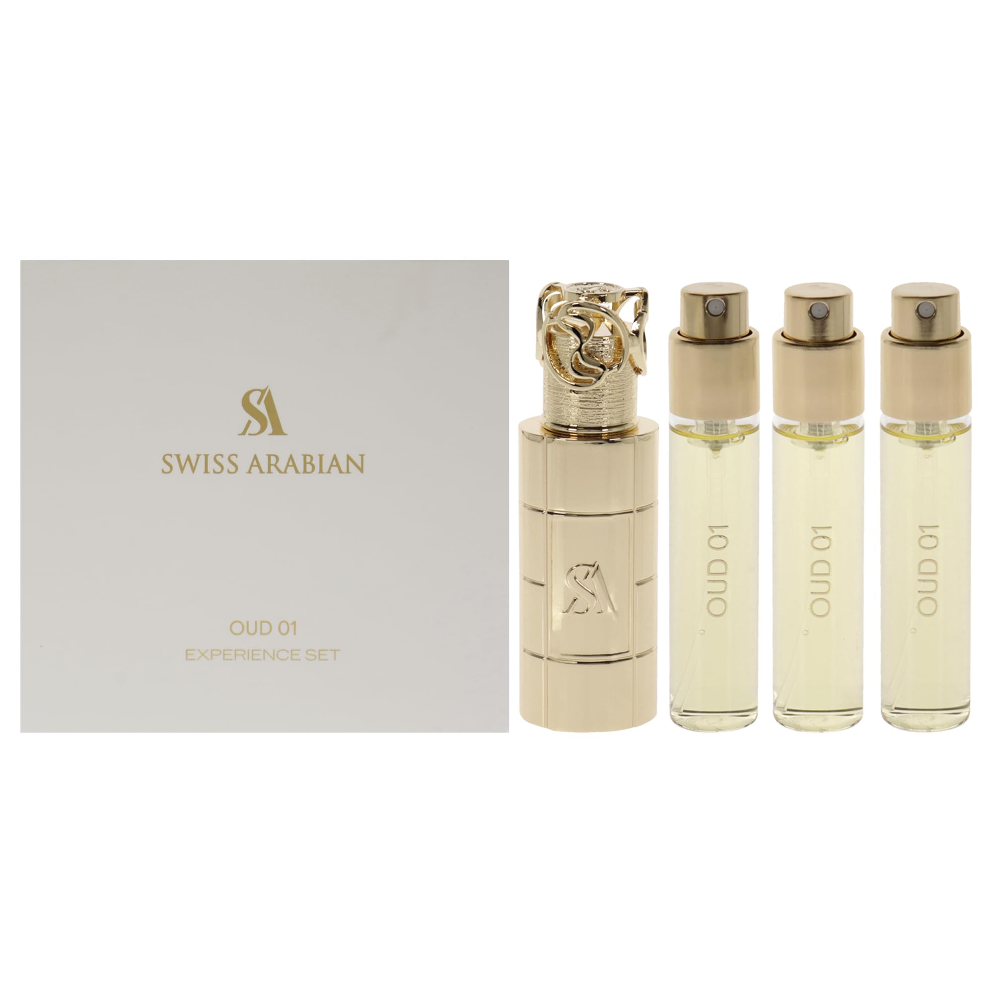Foto 2 pulgar | Miniset de Regalo Perfume Swiss Arabian Oud 01 4 Piezas 3 X 10 Ml Unisex - Venta Internacional