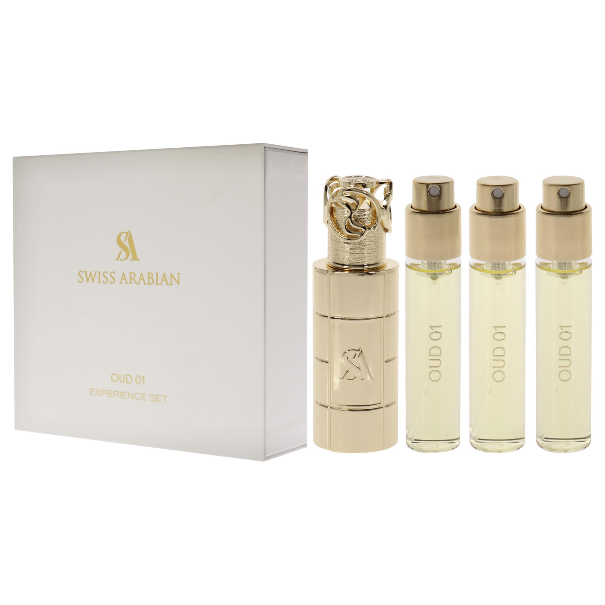 Foto 5 pulgar | Miniset de Regalo Perfume Swiss Arabian Oud 01 4 Piezas 3 X 10 Ml Unisex - Venta Internacional