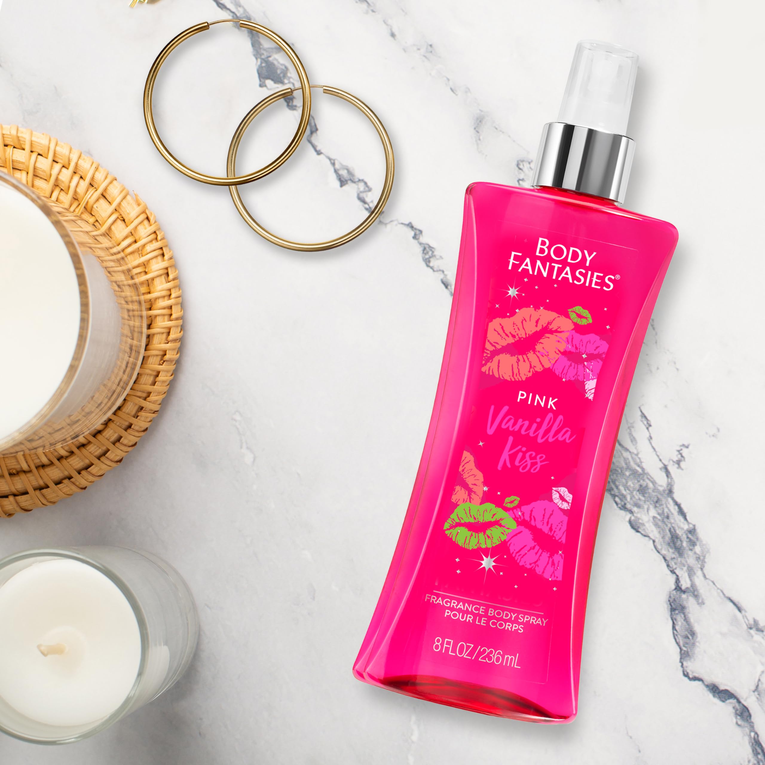 Foto 6 pulgar | Perfume Corporal Body Fantasies Pink Vanilla Kiss 236 Ml - Venta Internacional.