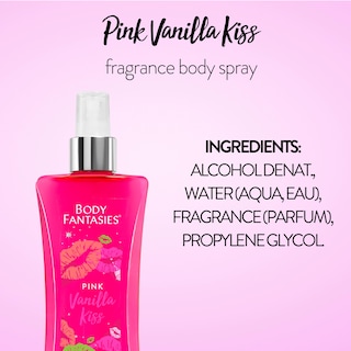 Foto 7 | Perfume Corporal Body Fantasies Pink Vanilla Kiss 236 Ml - Venta Internacional.