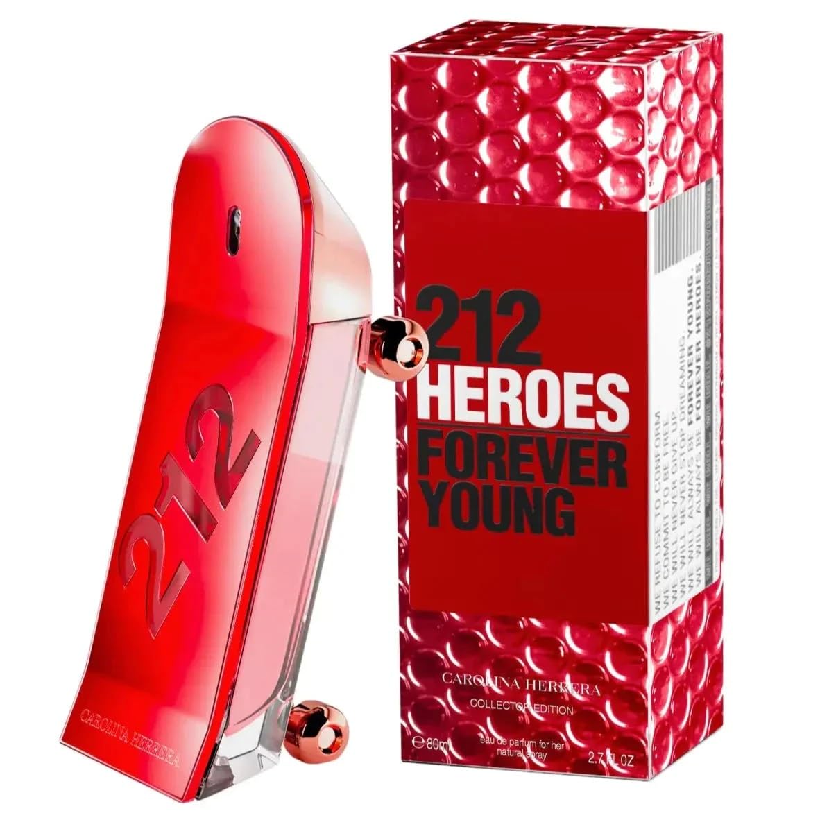 Perfume Carolina Herrera 212 Heroes Forever Young Eau de Parfum 80 ml - Venta Internacional