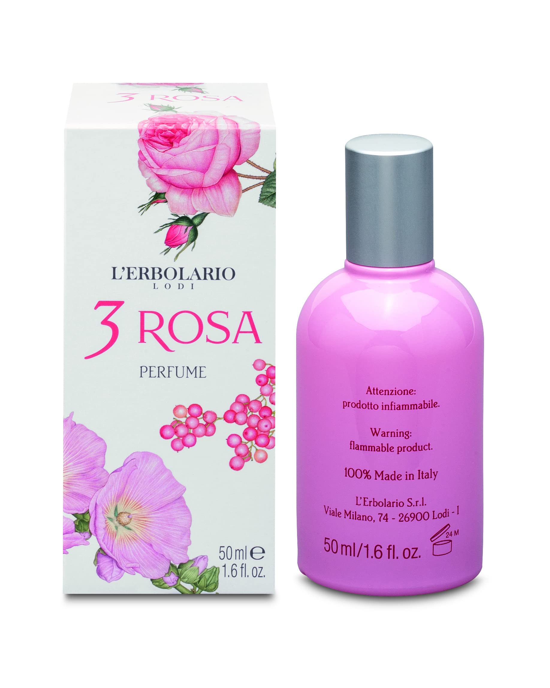 Foto 4 pulgar | Perfume L'erbolario 3 Rosa Eau de Parfum 50 Ml - Venta Internacional