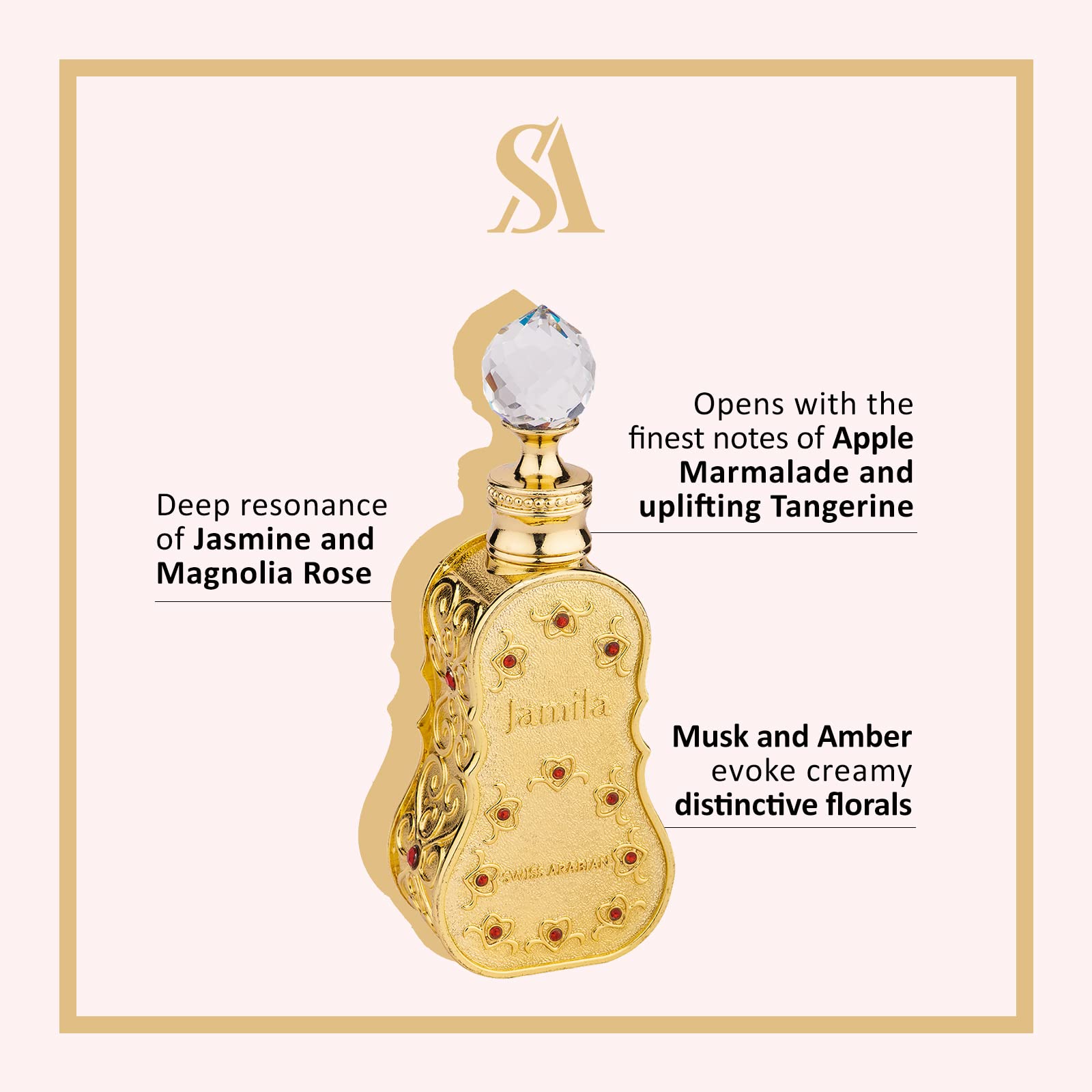Foto 3 pulgar | Perfume Swiss Arabian Jamila Luxury Fragancia Personal de 15 ml - Venta Internacional