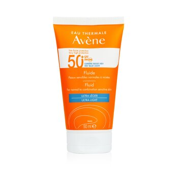 Foto 2 pulgar | Protector Solar Avene Eau Thermale Fluid Spf50+ para Personas Normales Y Peinadas - Venta Internacional