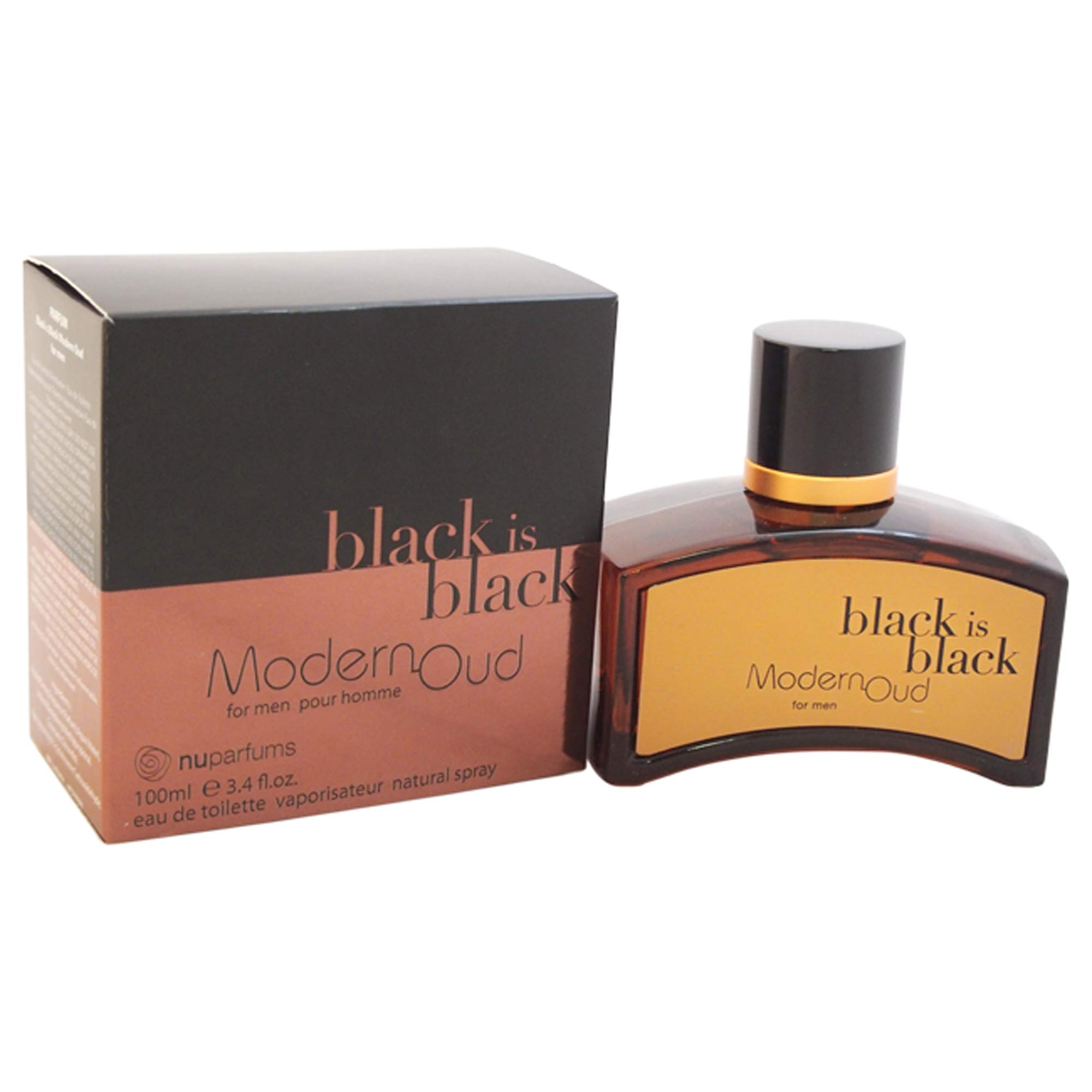 Foto 2 pulgar | Perfume Nuparfums Group Black Is Black Modern Oud Eau De Toilette De 100 Ml - Venta Internacional.