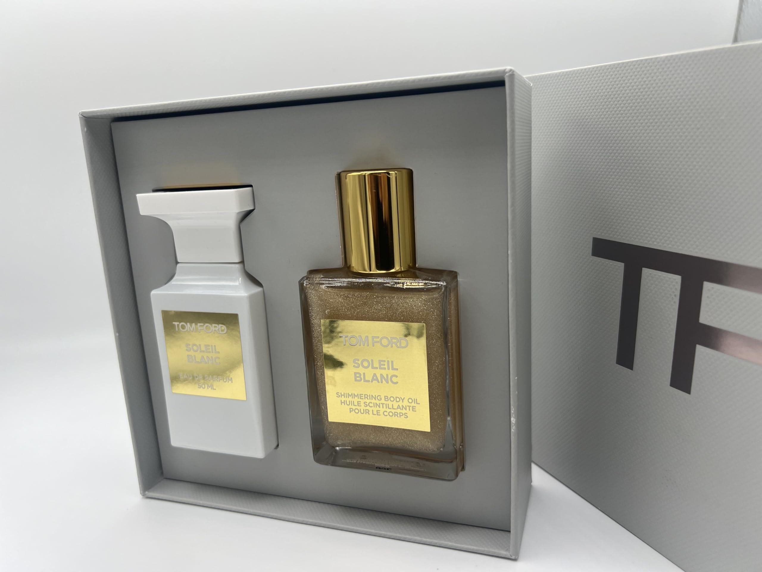 Foto 3 pulgar | Perfume Tom Ford Private Blend Soleil Blanc 50 Ml + Aceite Corporal 45 Ml - Venta Internacional.