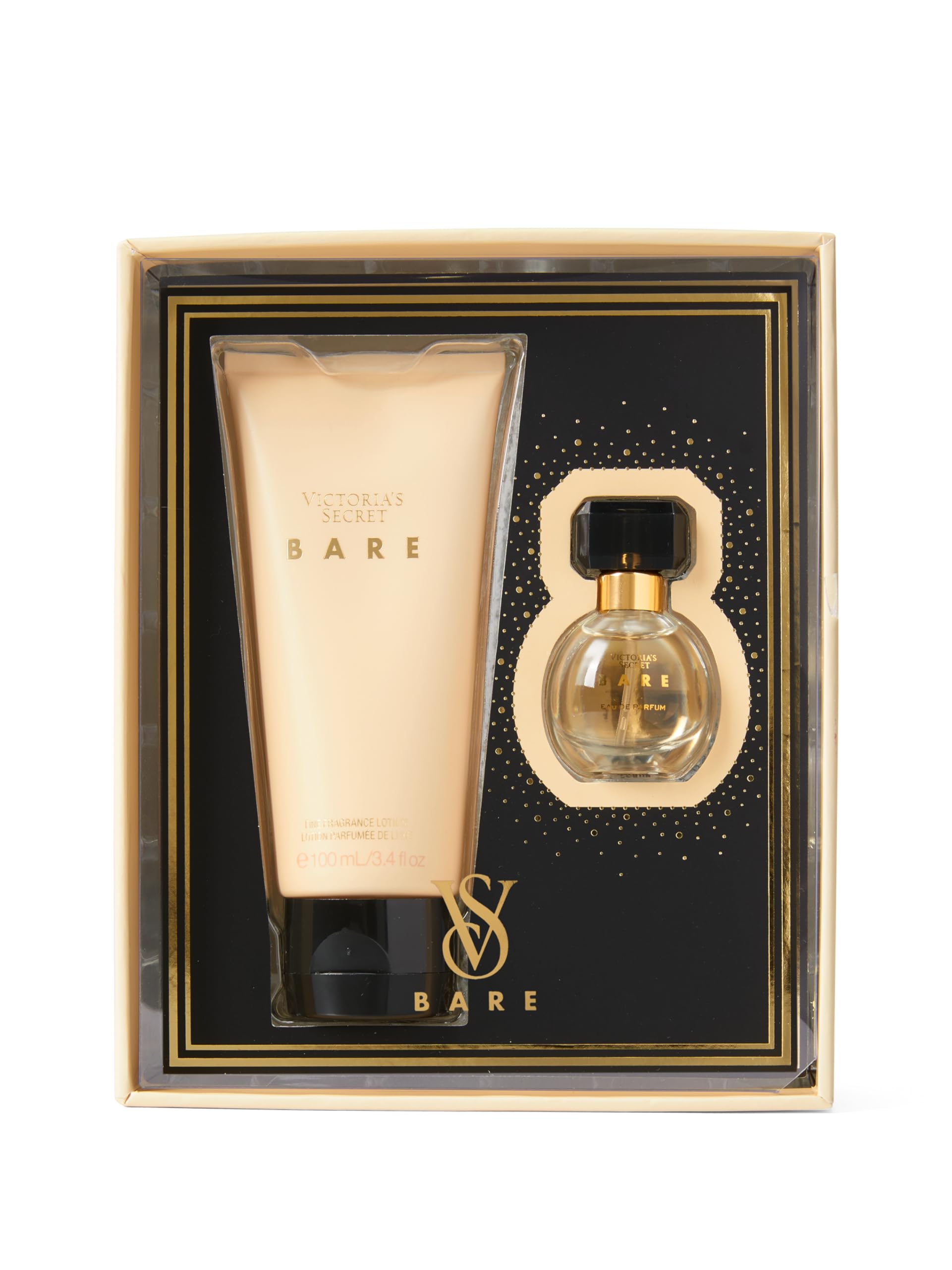 Perfume Victoria's Secret Bare Mini Eau De Parfum Y Loción - Venta Internacional.
