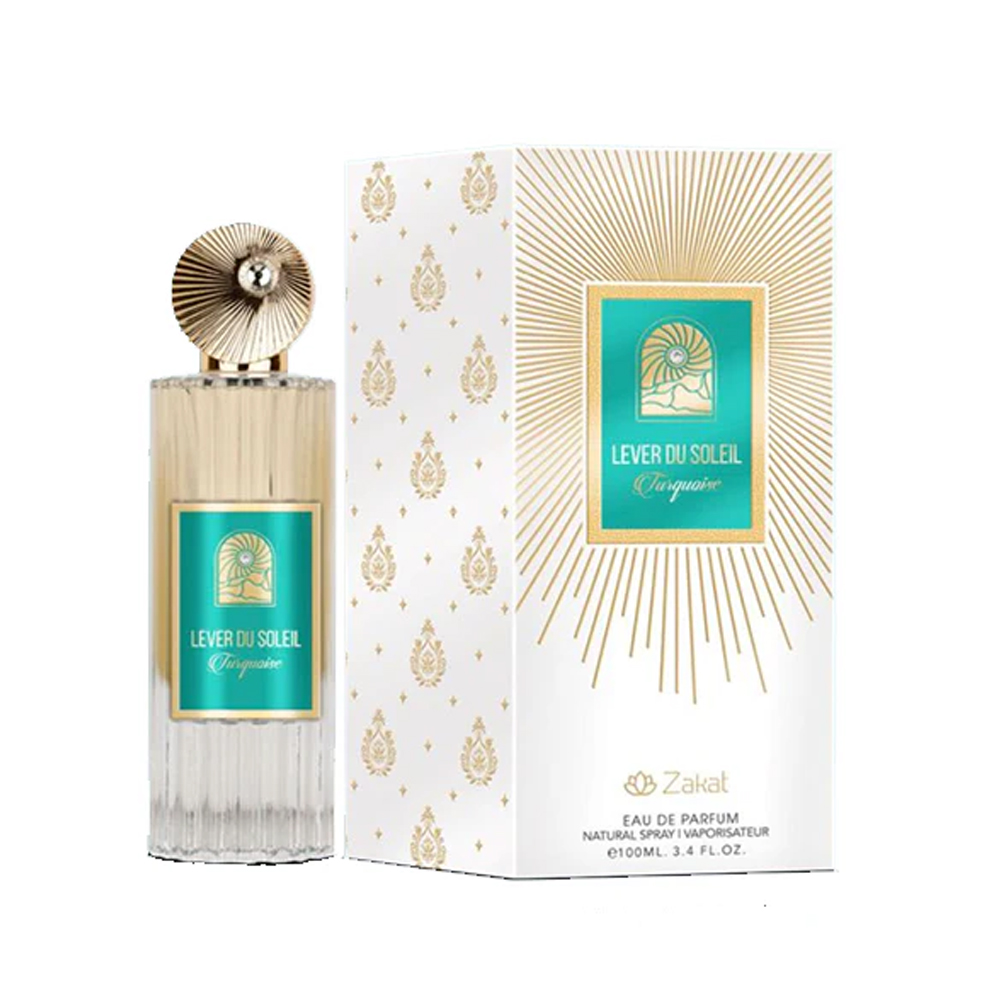 Foto 2 pulgar | Perfume Zakat Lever Du Soleil Turquesa 100 ml Unisex - Venta Internacional