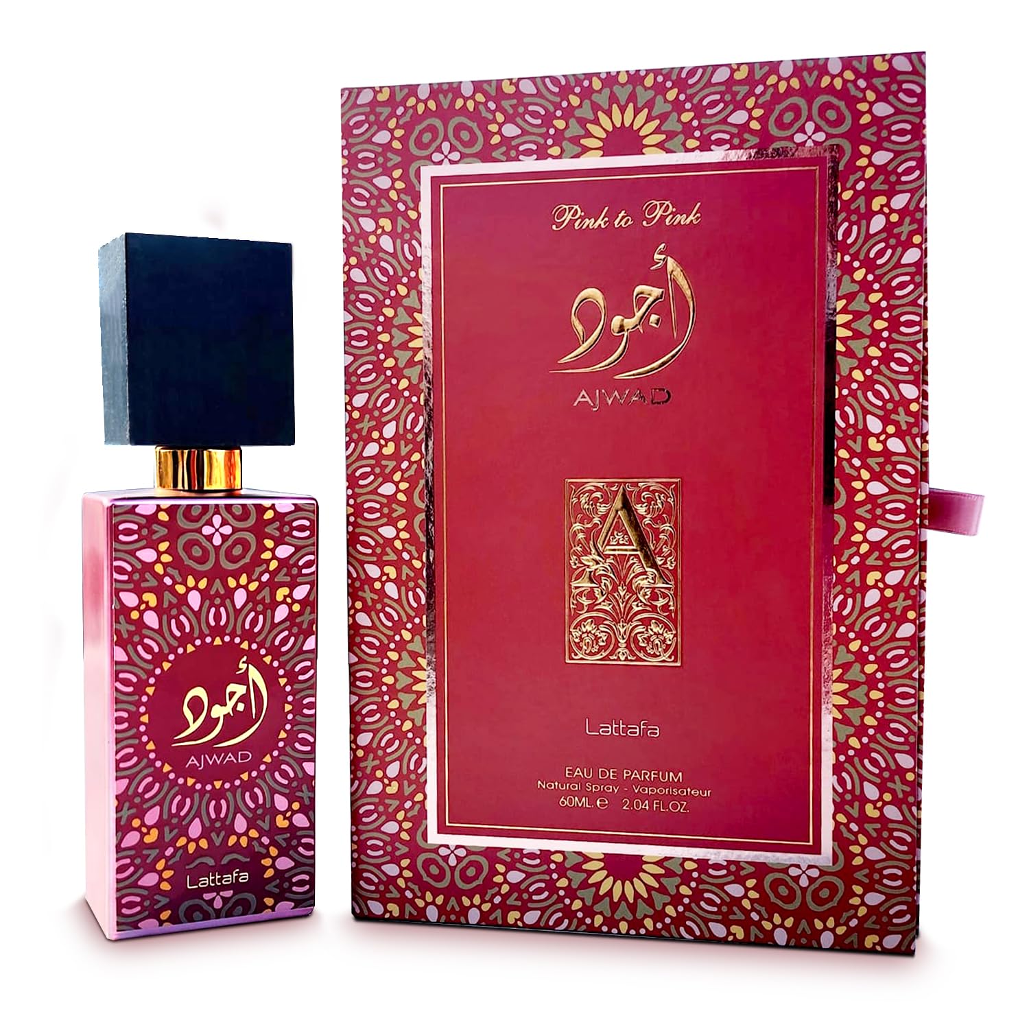 Foto 2 pulgar | Perfume Lattafa Ajwad Edp Rosa a Rosa 60 ml Unisex - Venta Internacional