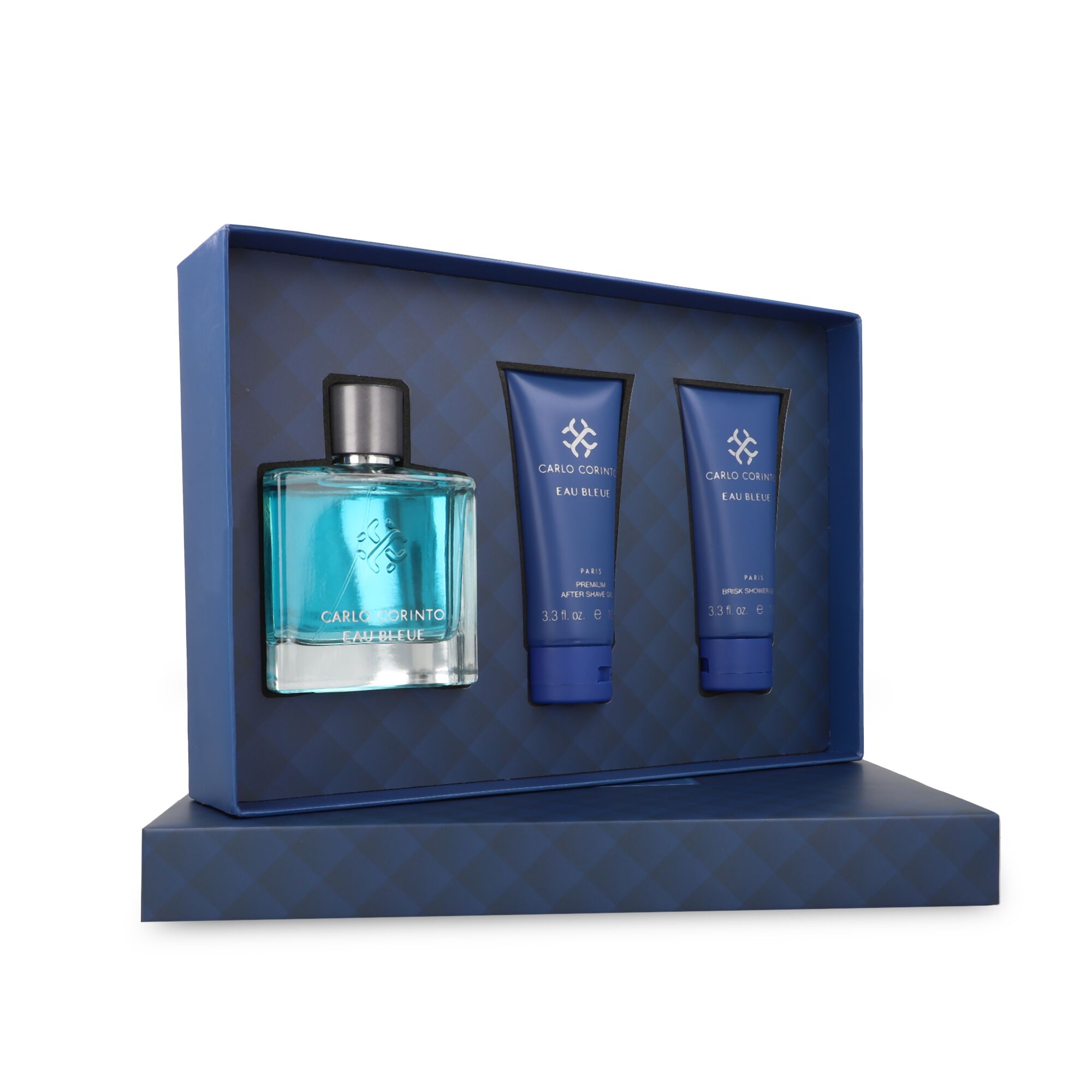 Foto 3 pulgar | Set Perfume Carlo Corinto Eau Bleue 3 piezas para Mujer