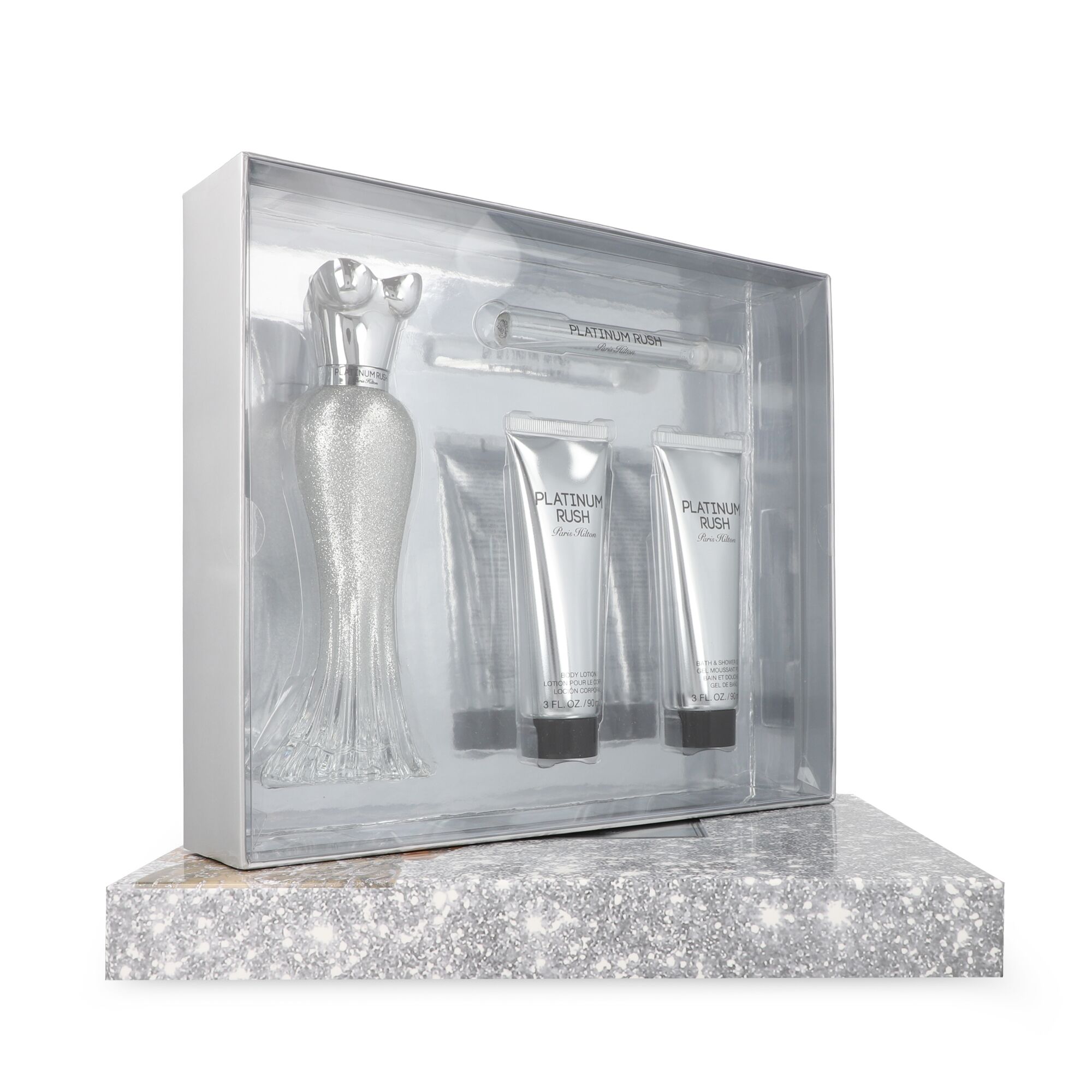 Foto 3 pulgar | Set Perfume Paris Hilton Platinum Rush 4 piezas para Mujer