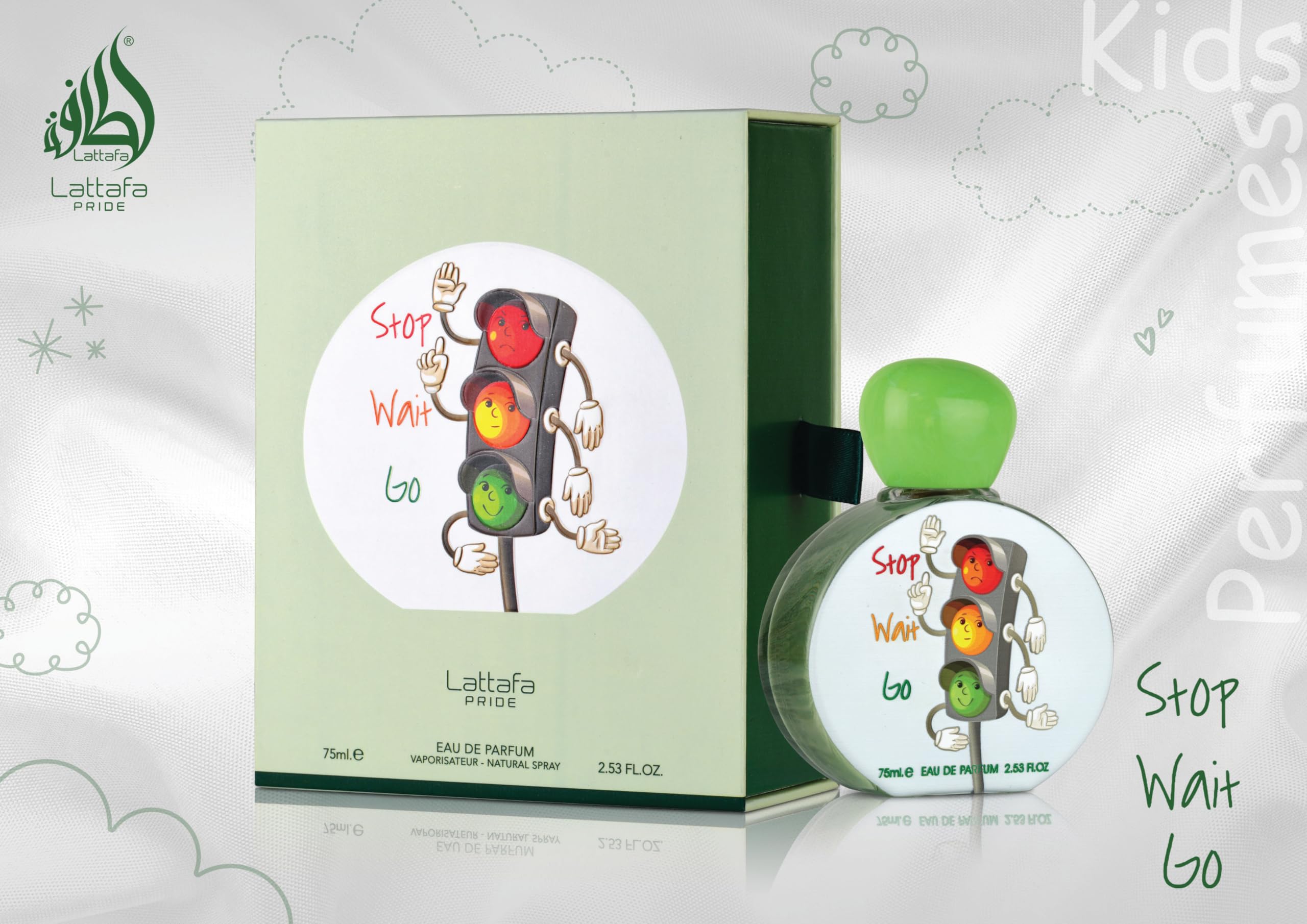 Foto 3 pulgar | Perfume Lattafa Pride Stop Wait Go Eau de Parfum para Niños 75 Ml - Venta Internacional