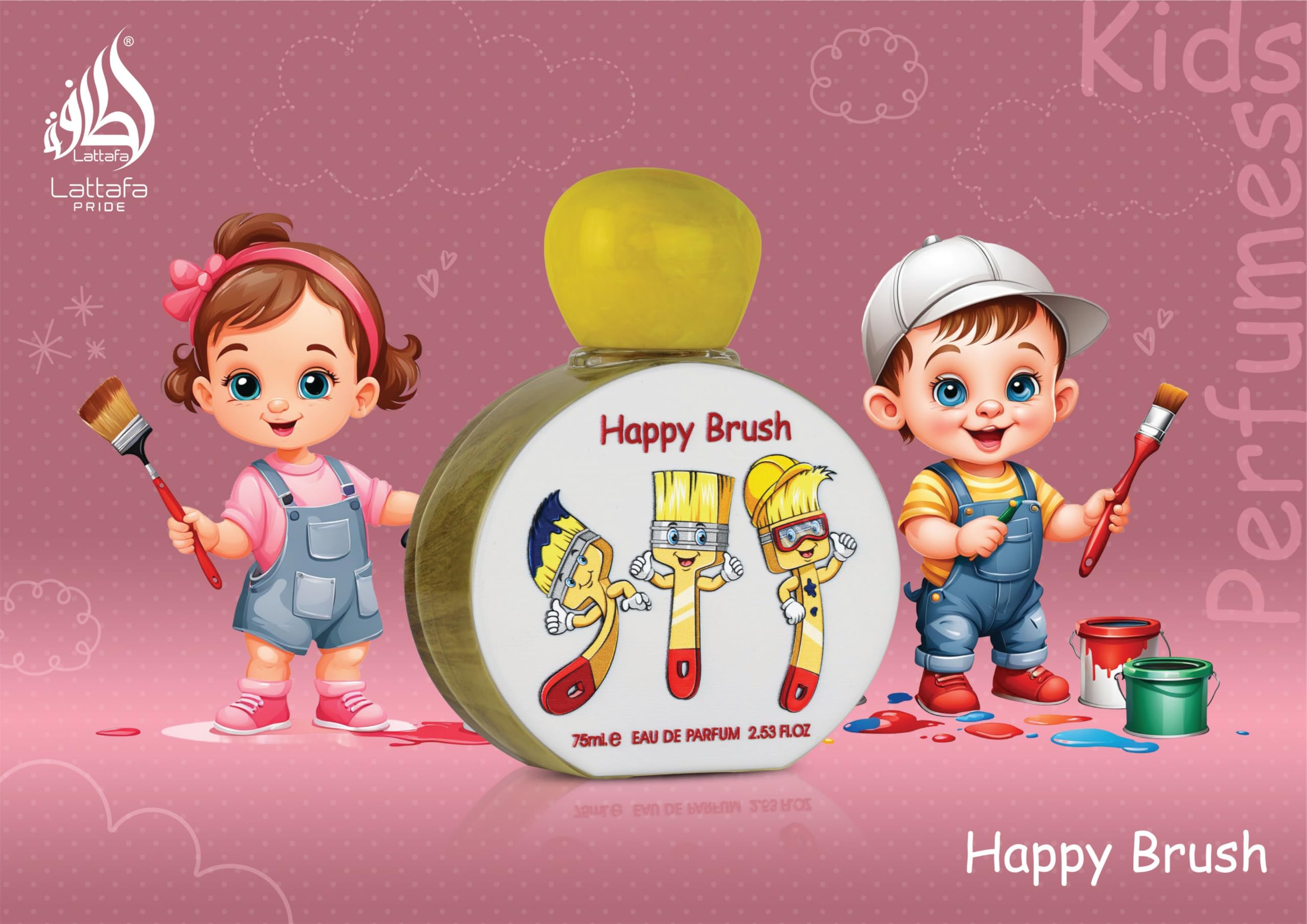 Foto 4 pulgar | Perfume Lattafa Pride Happy Brush Eau De Parfum Para Niños 75 Ml - Venta Internacional