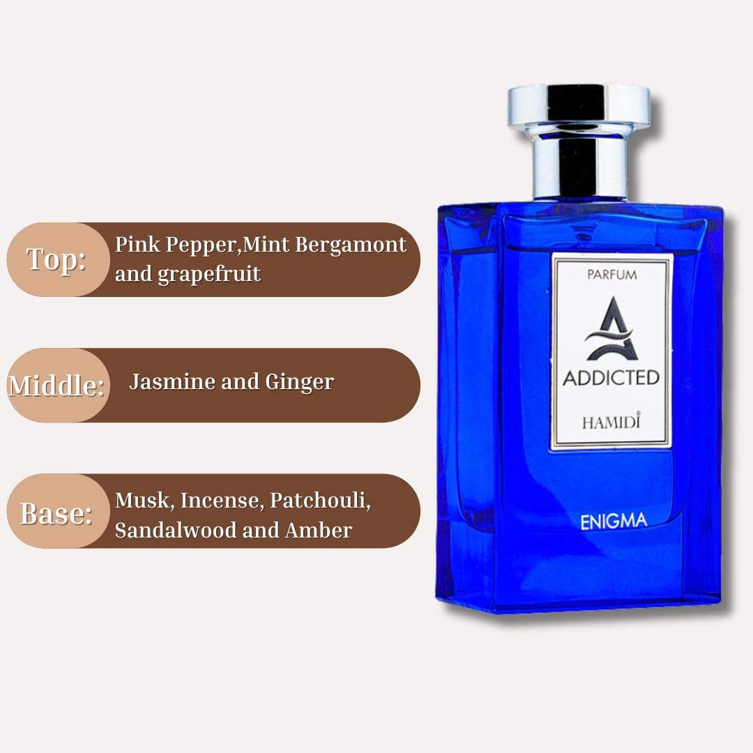 Foto 5 pulgar | Perfume Hamidi Addicted Enigma Edp 120 Ml Para Hombre Y Mujer - Venta Internacional.