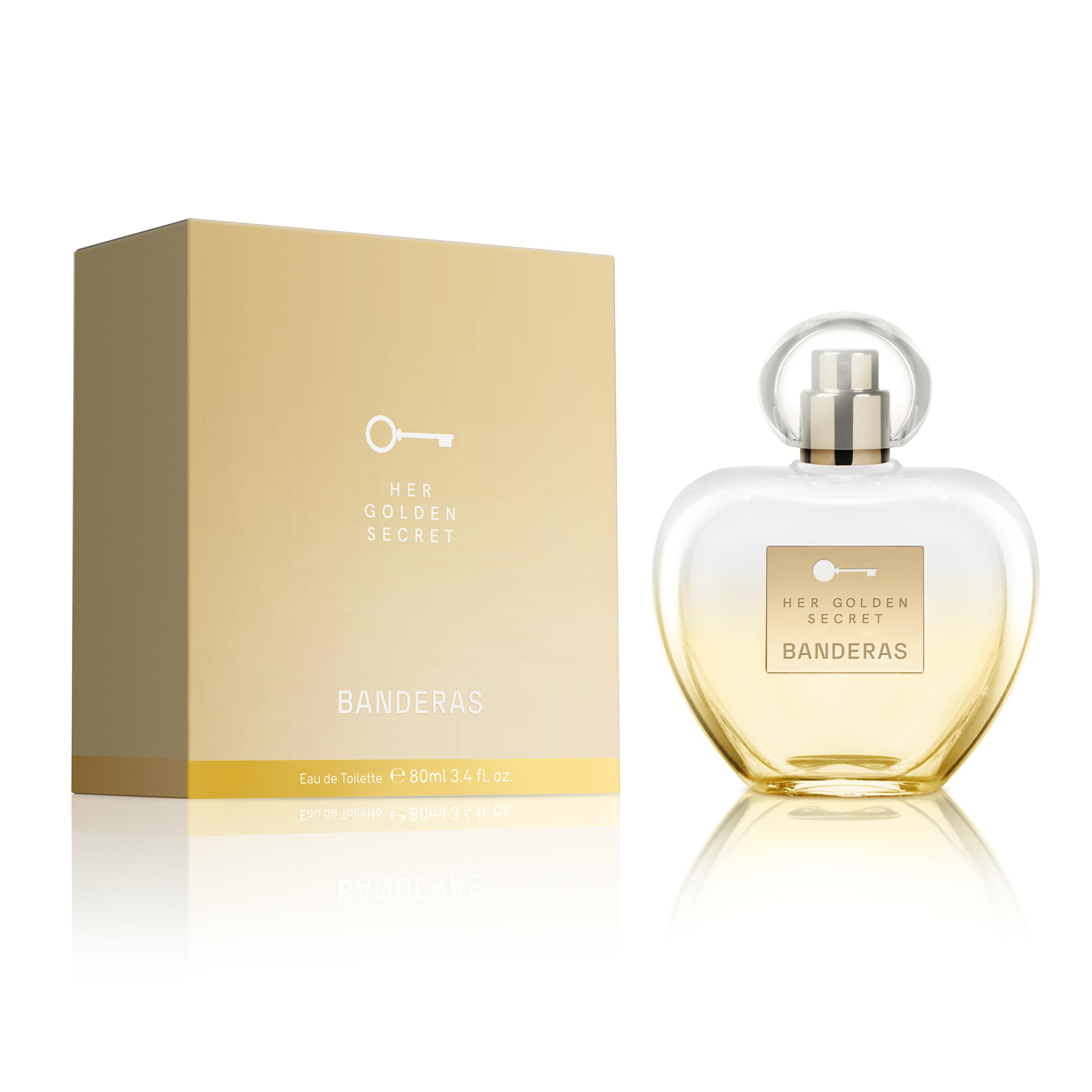 Foto 3 pulgar | Perfume Banderas Her Golden Secret Eau De Toilette Para Mujer, 80 Ml - Venta Internacional.