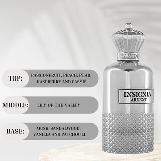 Foto 5 | Perfume Hamidi Insignia Argent Eau De Parfum 105 ml Unisex - Venta Internacional