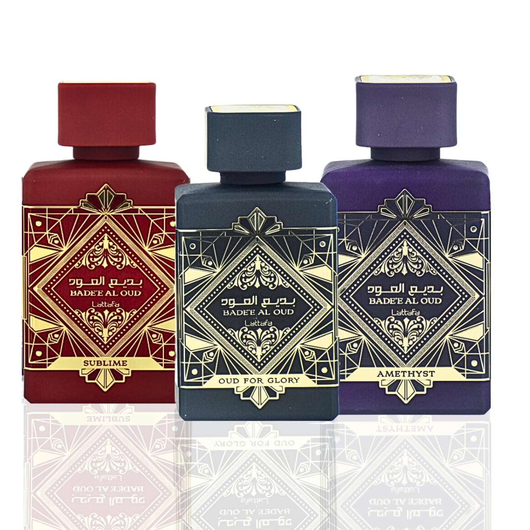 Foto 2 pulgar | Perfume Lattafa Bade'e Al Oud Edp 3 Piezas Unisex-Venta Internacional