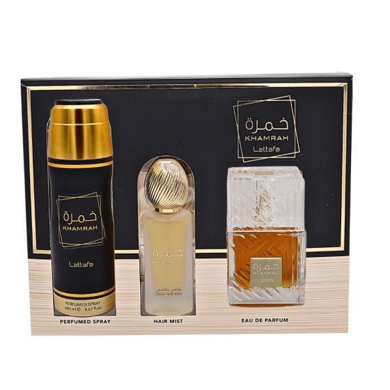 Foto 3 pulgar | Set de Perfume Lattafa Khamrah 3 Piezas para Mujer-Venta Internacional