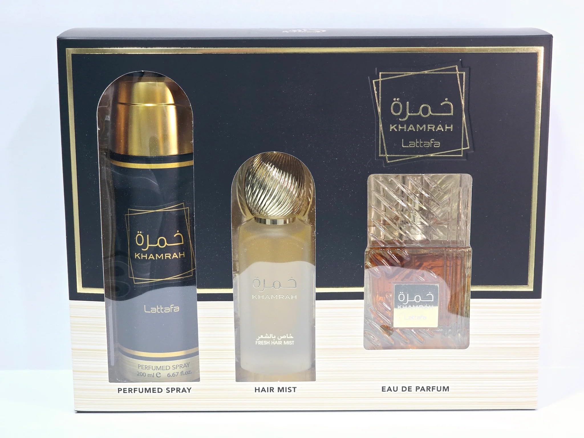 Foto 5 pulgar | Set de Perfume Lattafa Khamrah 3 Piezas para Mujer-Venta Internacional