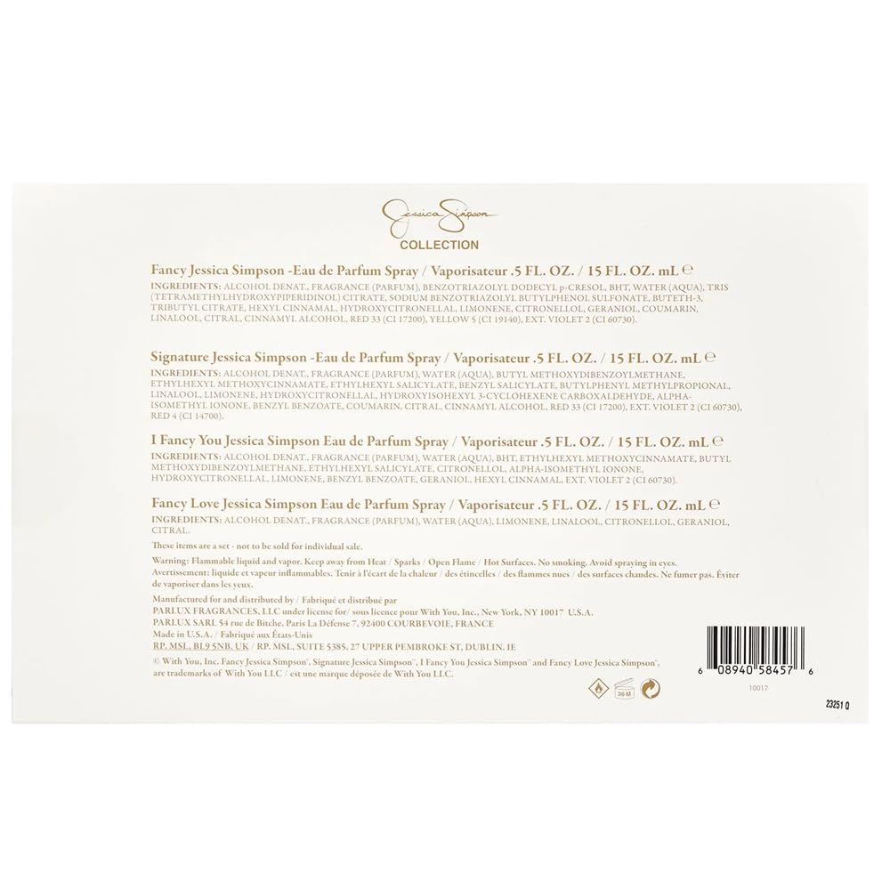 Foto 4 pulgar | Set de Perfume Jessica Simpson 4 X 15 Ml eau De Parfum para Mujer - Venta Internacional