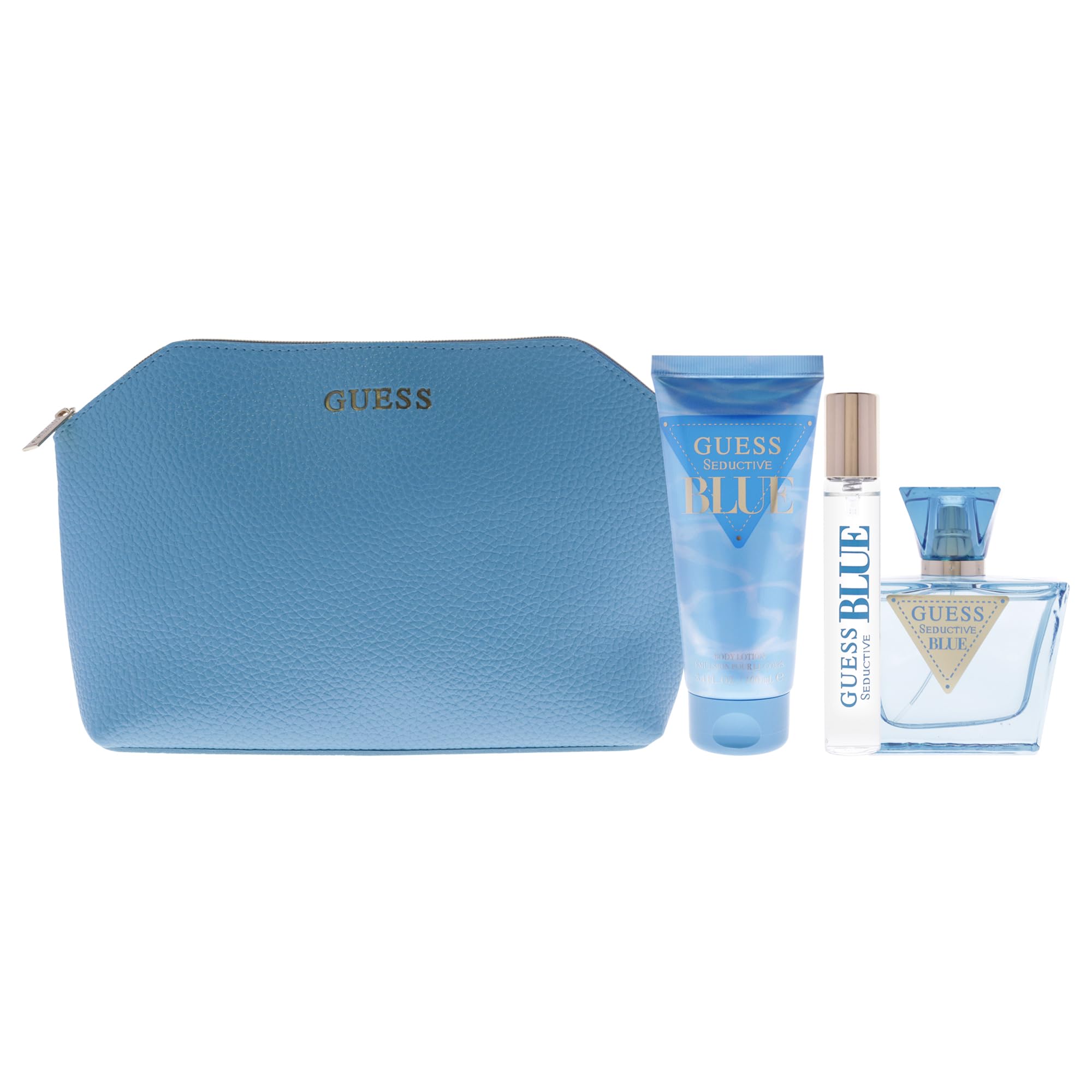 Set de Perfume Guess Seductive Blue 4 Piezas para Mujer - Venta Internacional