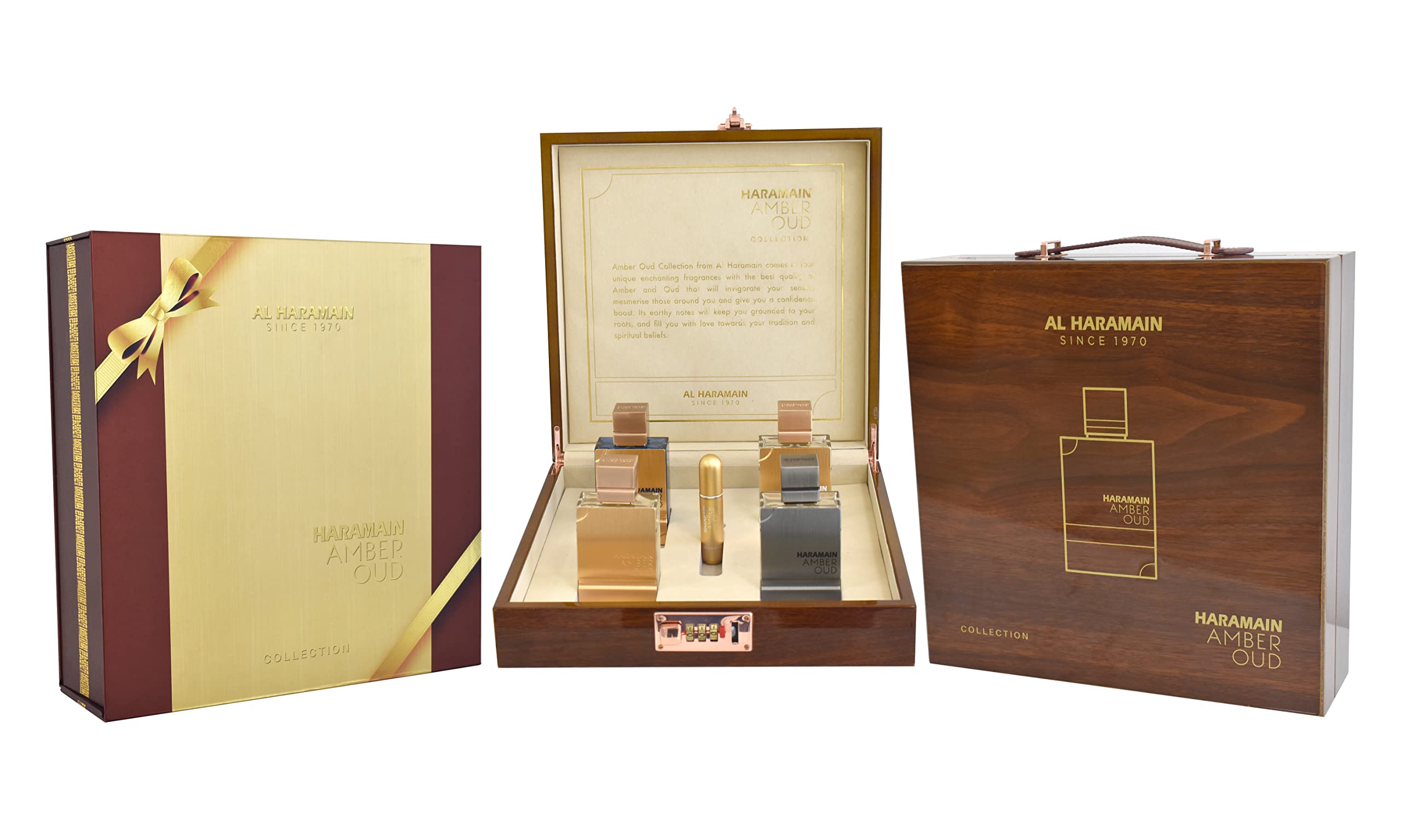 Foto 3 pulgar | Set De Regalo Perfume Al Haramain Amber Oud Collection, 4 Piezas, 60 Ml - Venta Internacional.