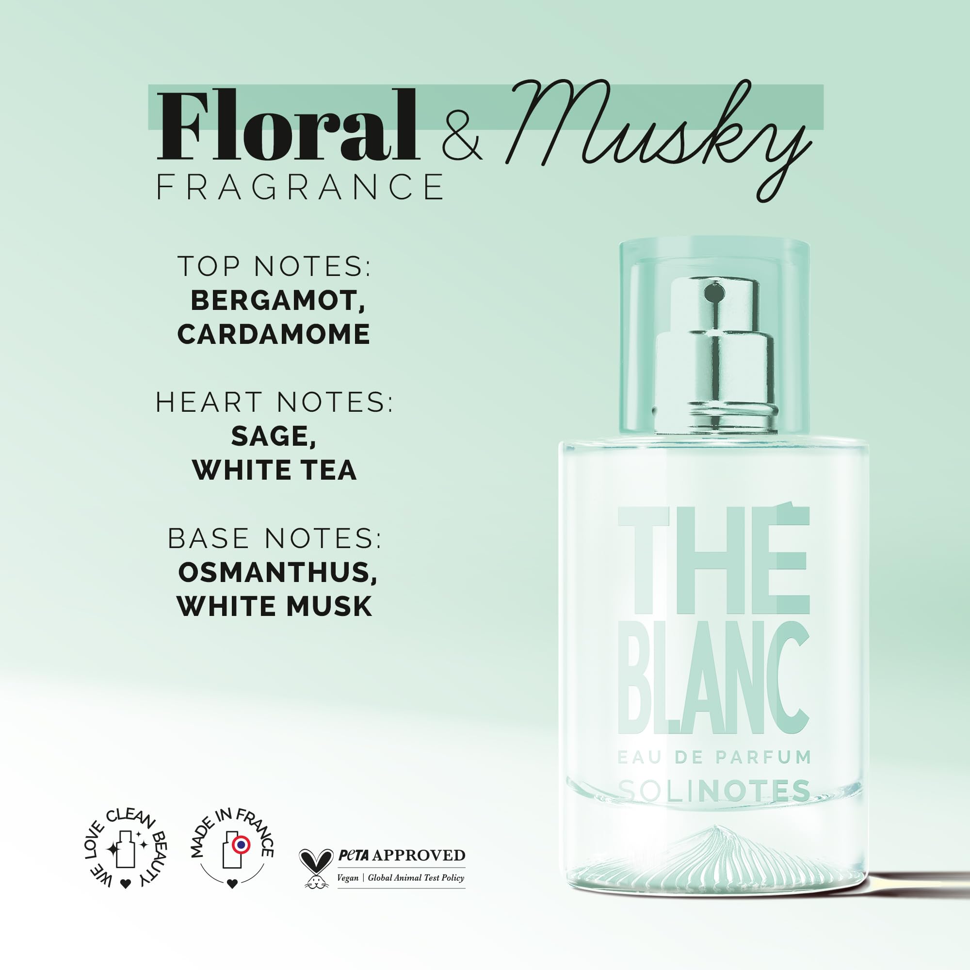 Foto 3 pulgar | Perfume Solinotes White Tea Eau De Parfum, 50 Ml, Para Mujer - Venta Internacional.
