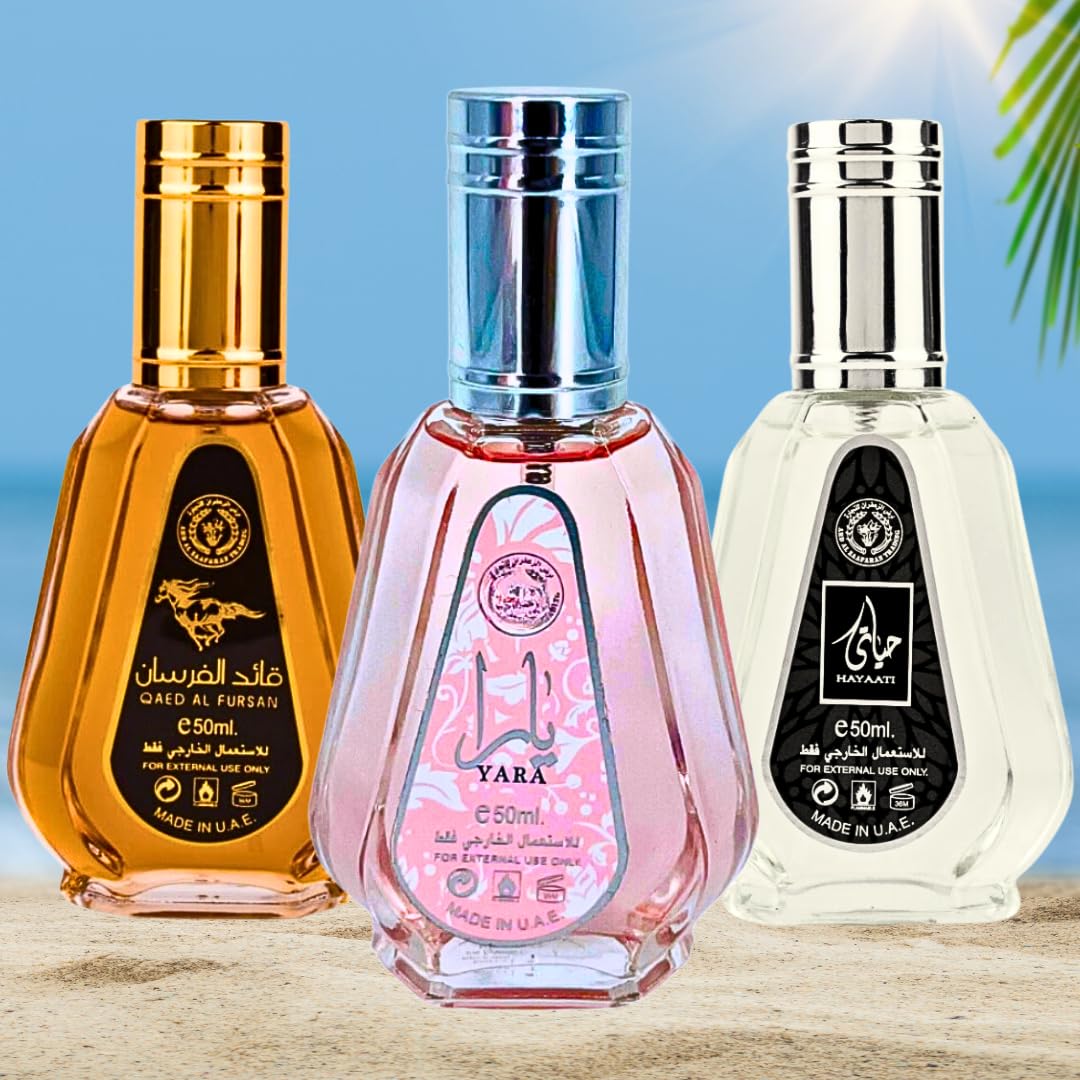 Foto 6 pulgar | Perfume Lattafa Yara, Qaed Al Fursan Y Hayaati Edp 50 Ml (50 Ml) - Venta Internacional.