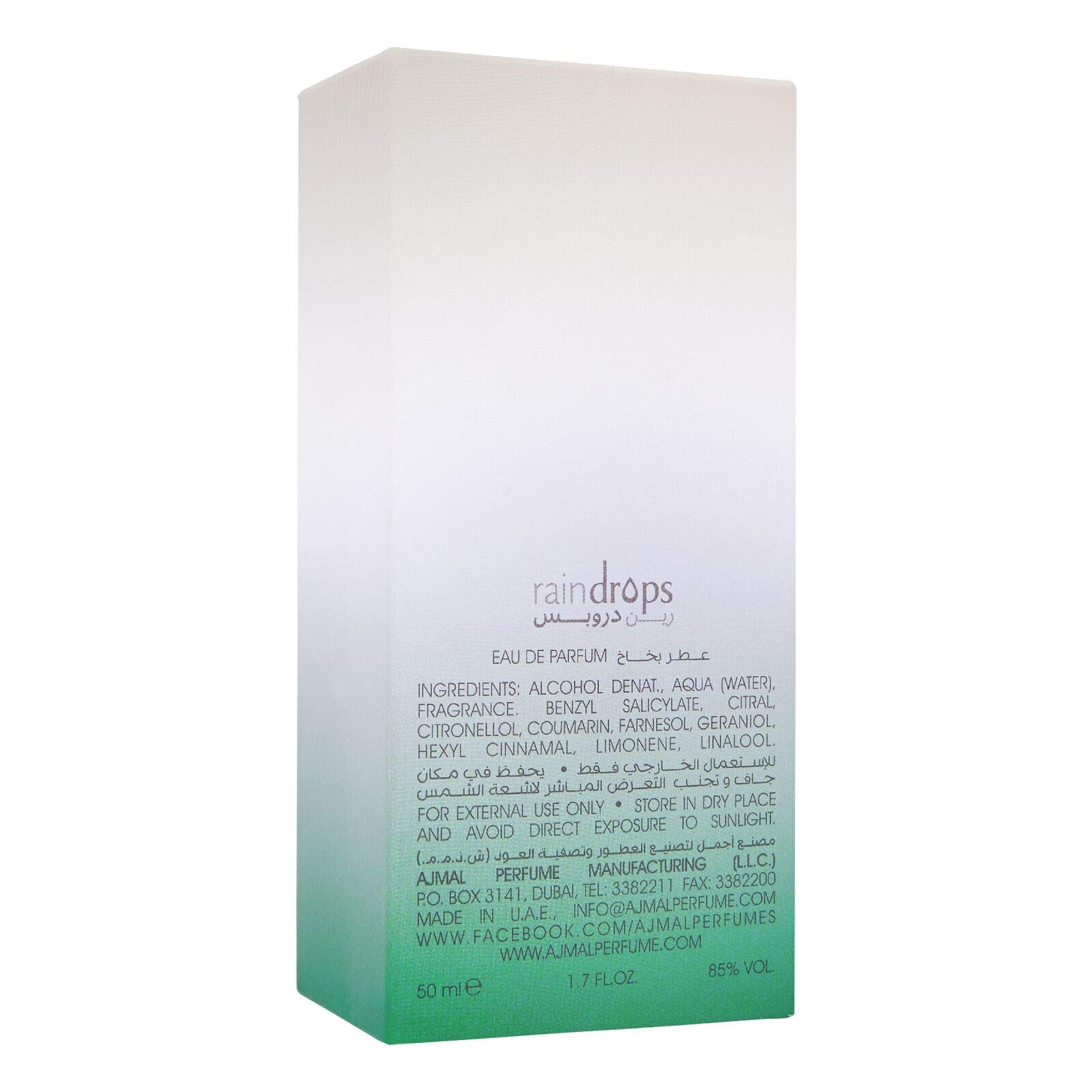 Foto 5 pulgar | Perfume Ajmal Raindrops Edp 50 Ml Para Mujer - Venta Internacional.