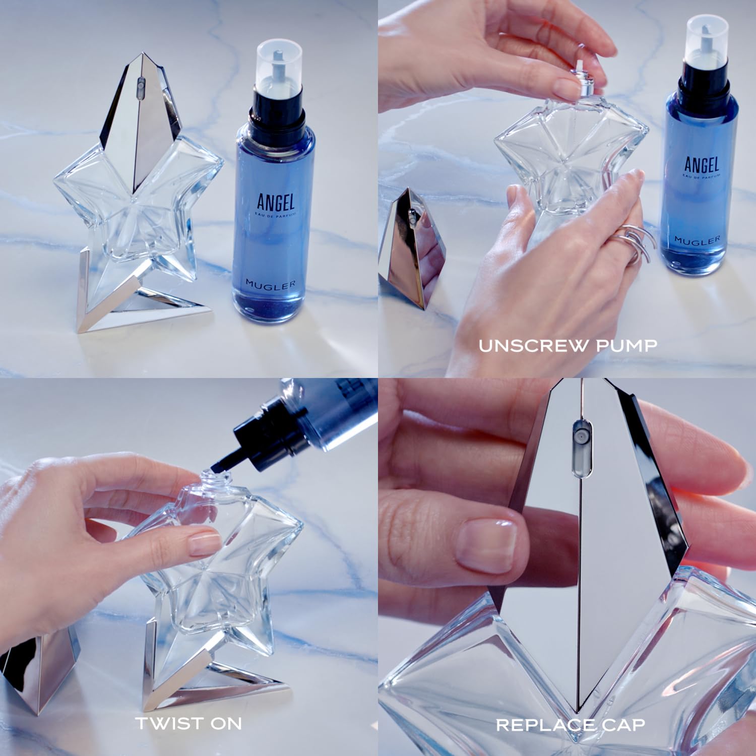 Foto 7 pulgar | Perfume Mugler Angel Refill Eau De Parfum 100 Ml - Venta Internacional