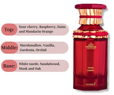 Foto 3 | Perfume Hamidi Lost Paradise Divine Cherry 100 Ml para Mujer - Venta Internacional