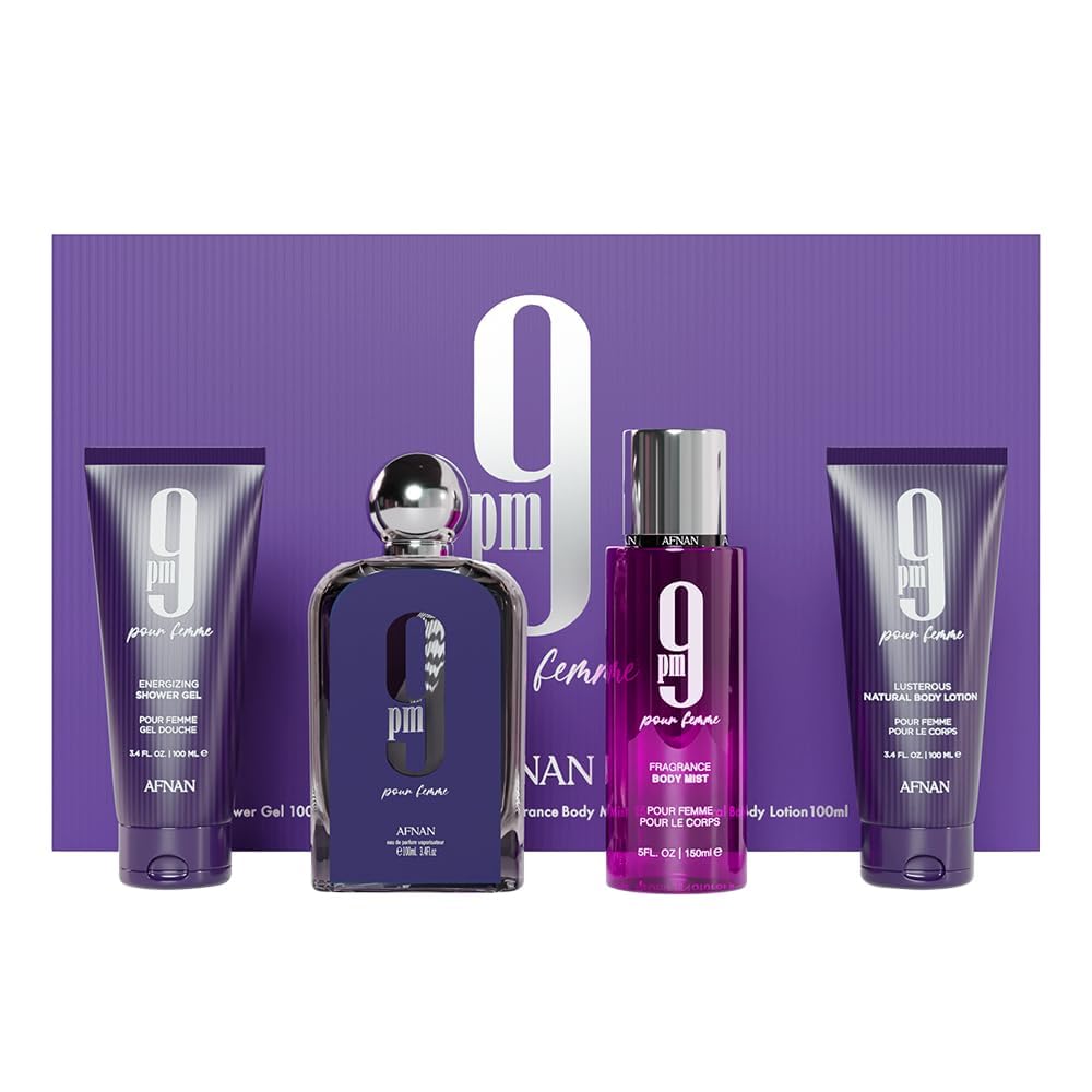 Foto 2 pulgar | Set de Perfume Afnan 9 Pm Pour Femme Eau De Parfum 100 ml para Mujer - Venta Internacional
