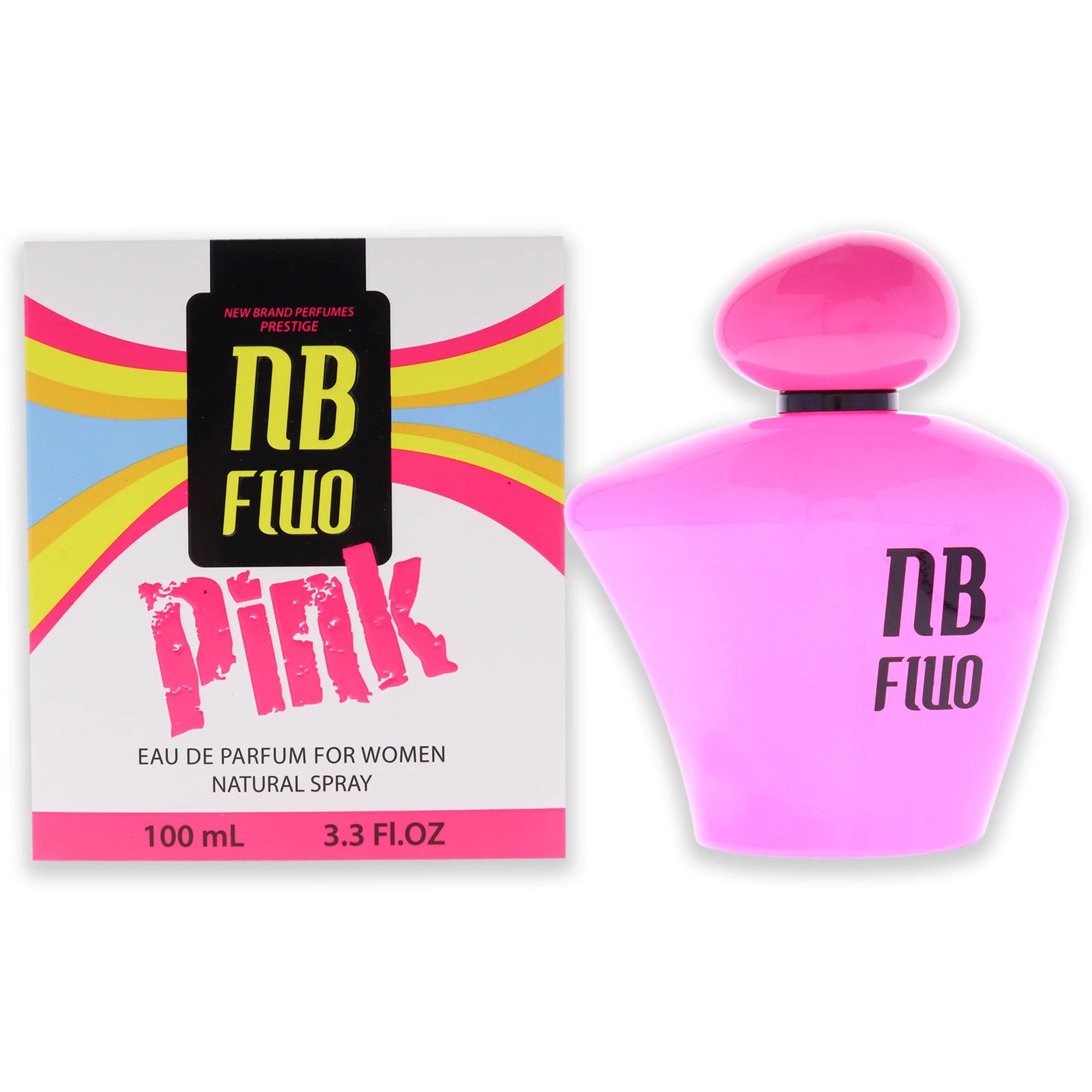 Perfume New Brand Fluo Pink Edp 100 ml para Mujer - Venta Internacional