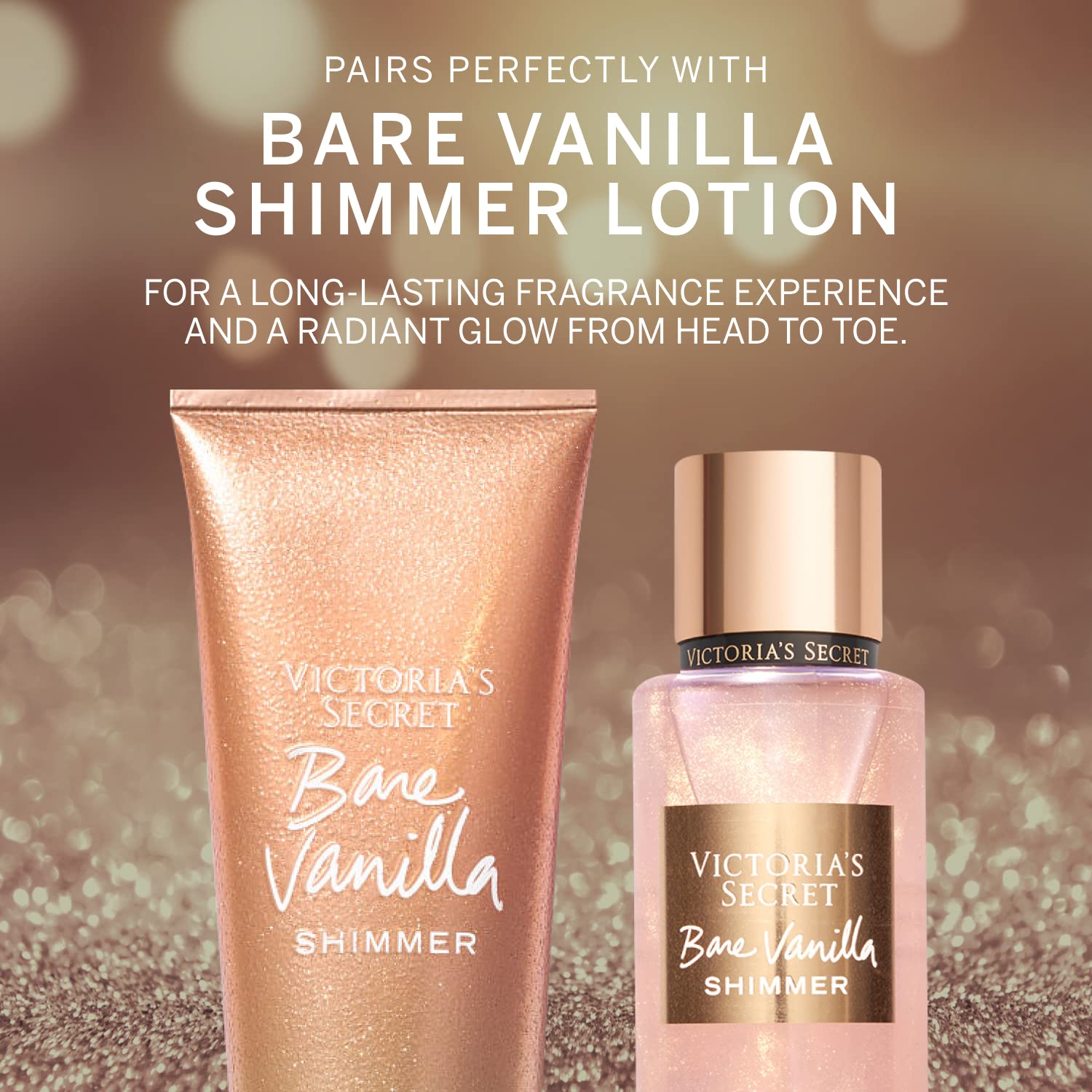 Foto 5 pulgar | Perfume Victoria's Secret Bare Vanilla Shimmer Mist 250 Ml - Venta Internacional.