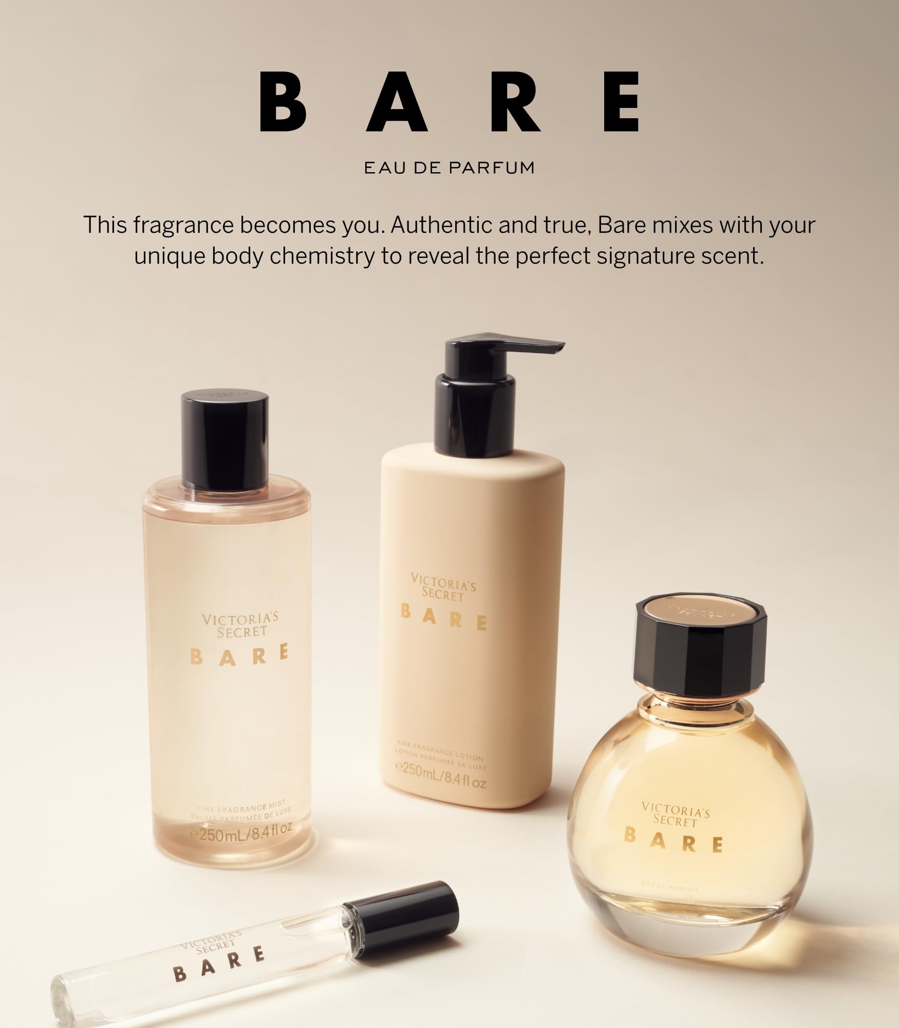 Foto 4 | Perfume Victoria's Secret Bare Eau De Parfum, 7 Ml, Tamaño De Viaje - Venta Internacional.
