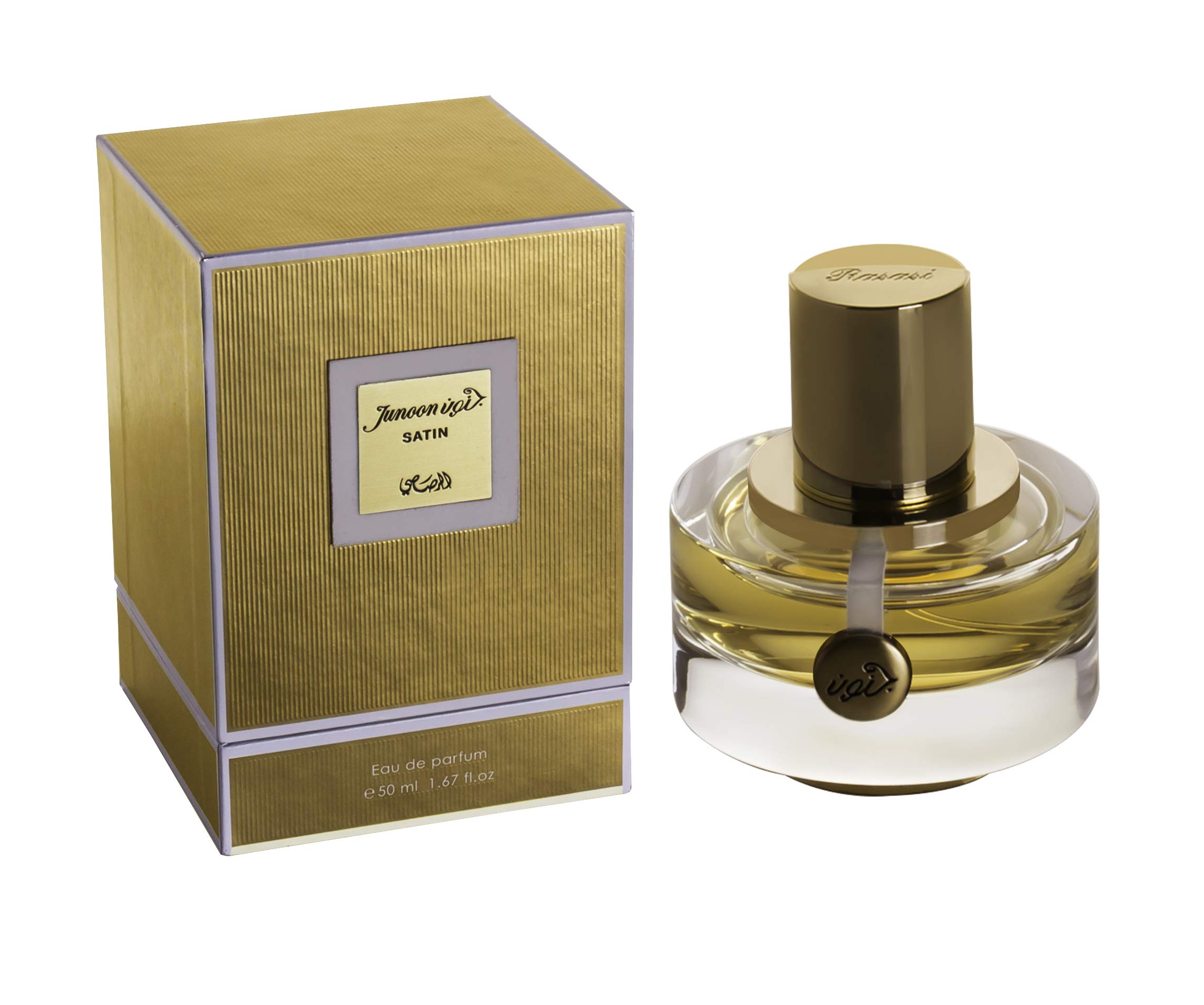 Perfume Rasasi Junoon Satin Eau De Parfum Para Mujer, 50 Ml - Venta Internacional.