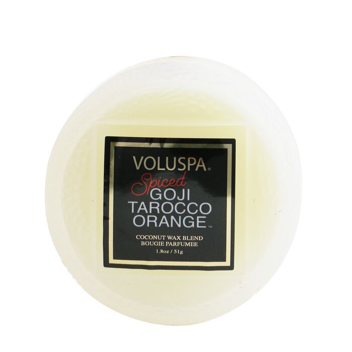 Vela Voluspa Con Macarrones Especiados Goji Tarocco Naranja  - Venta Internacional