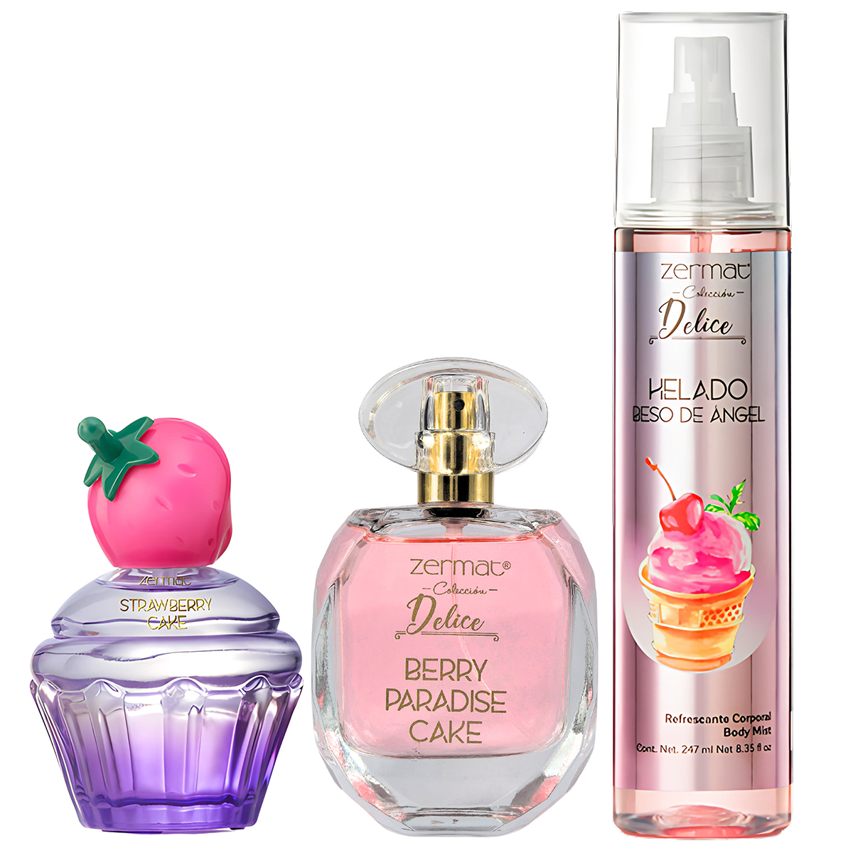 Foto 2 pulgar | Set 3 Perfumes Zermat Fragancia Dulce Gourmet para Mujer