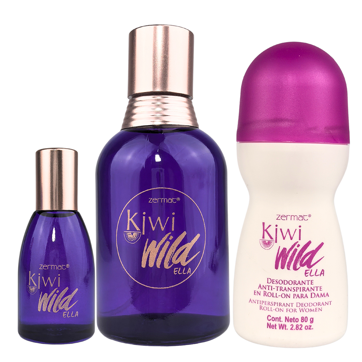 Foto 2 pulgar | Perfume Kiwi Wild Zermat Dama 135 Ml + Desodorante