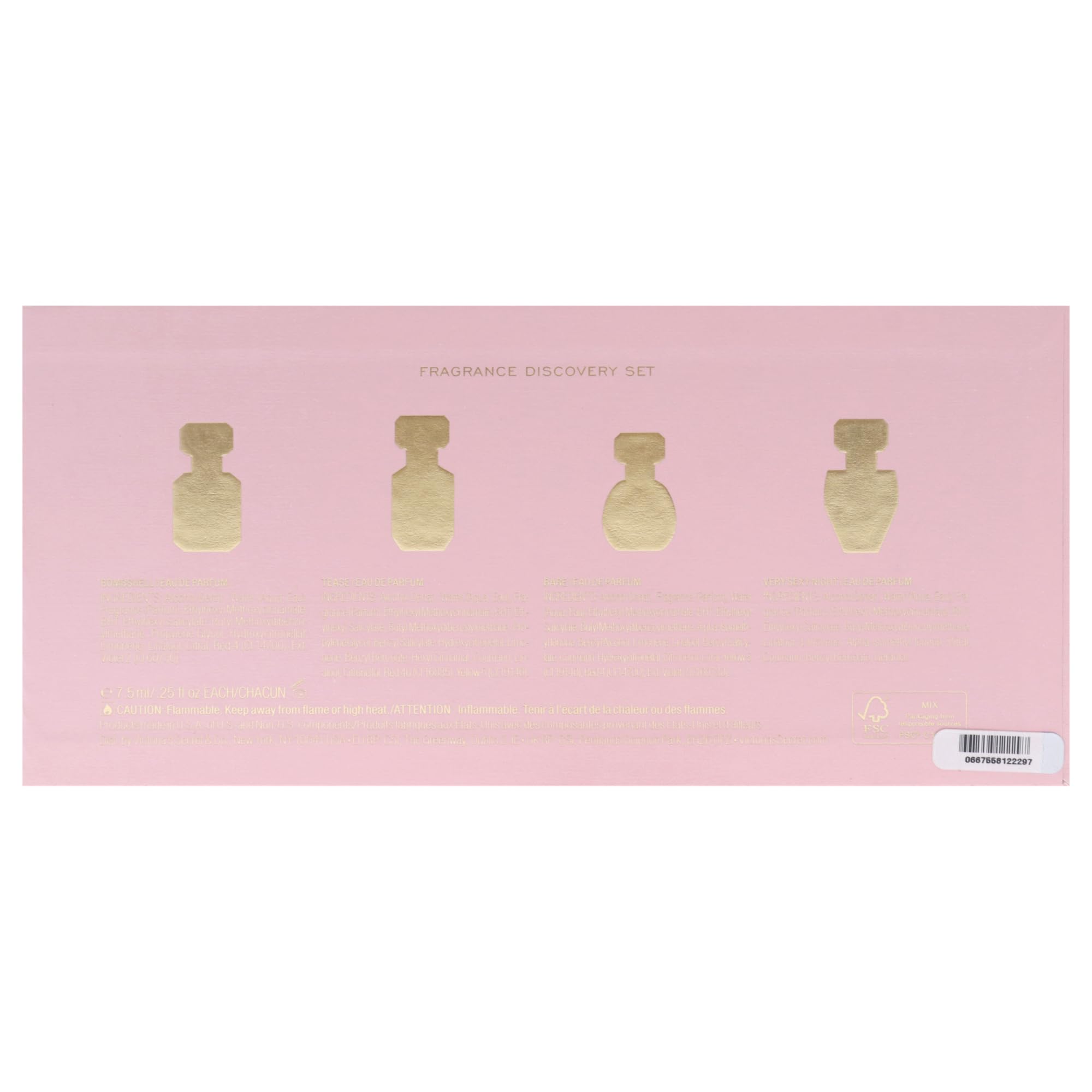 Foto 7 | Set De 4 Perfumes Victoria's Secret Fragrance Discovery, Tamaño Mini, 7 Ml - Venta Internacional.