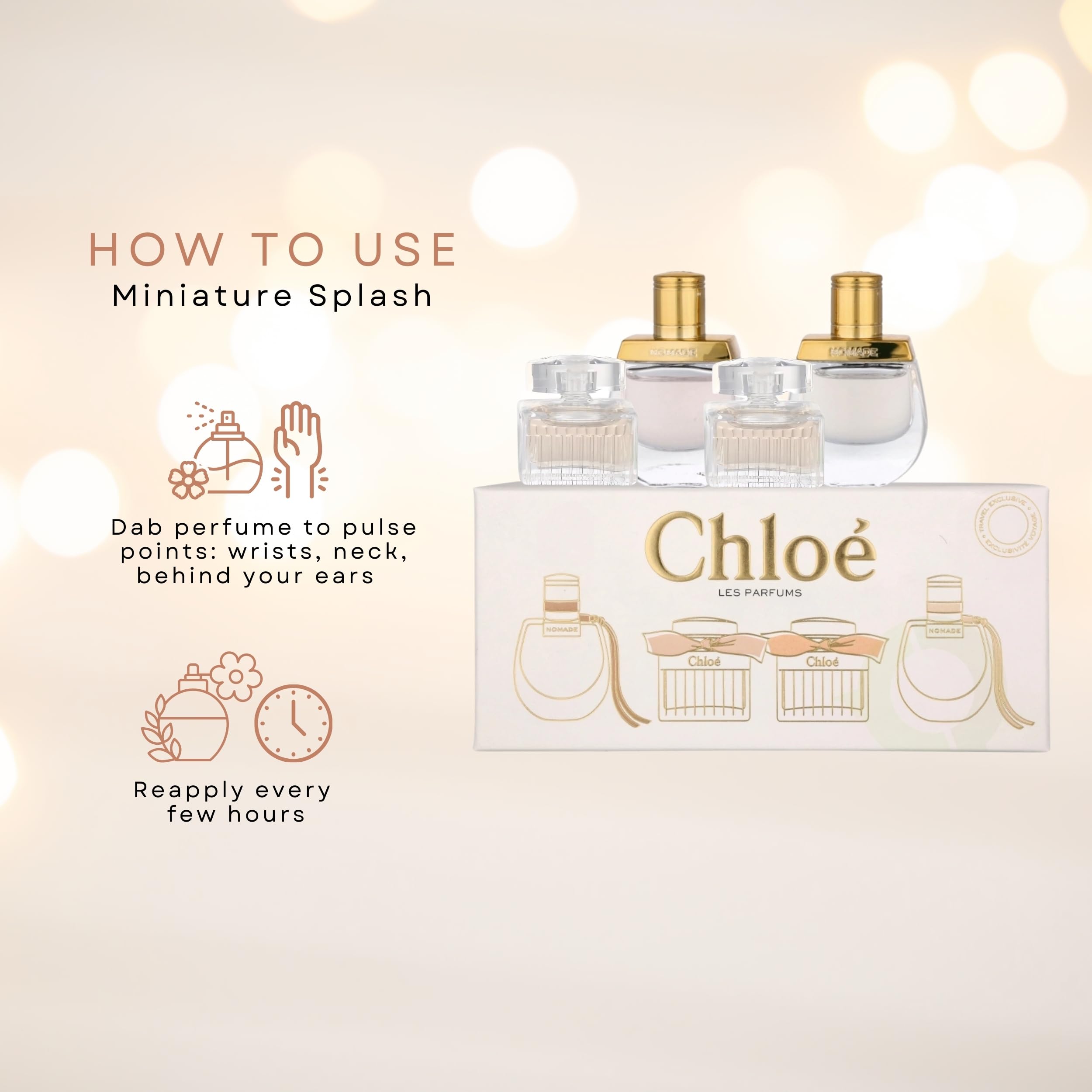 Foto 4 pulgar | Set De Perfumes Chloe Para Mujer Con 4 Miniperfumes De 5 Ml - Venta Internacional.